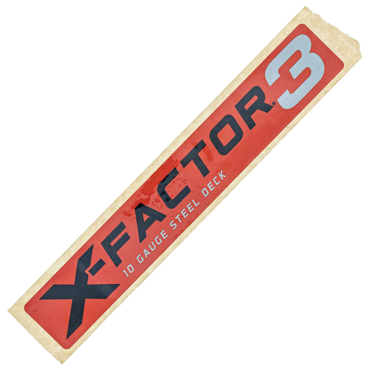 Gravely DECAL X-FACTOR 3 (10 GA) 07801609