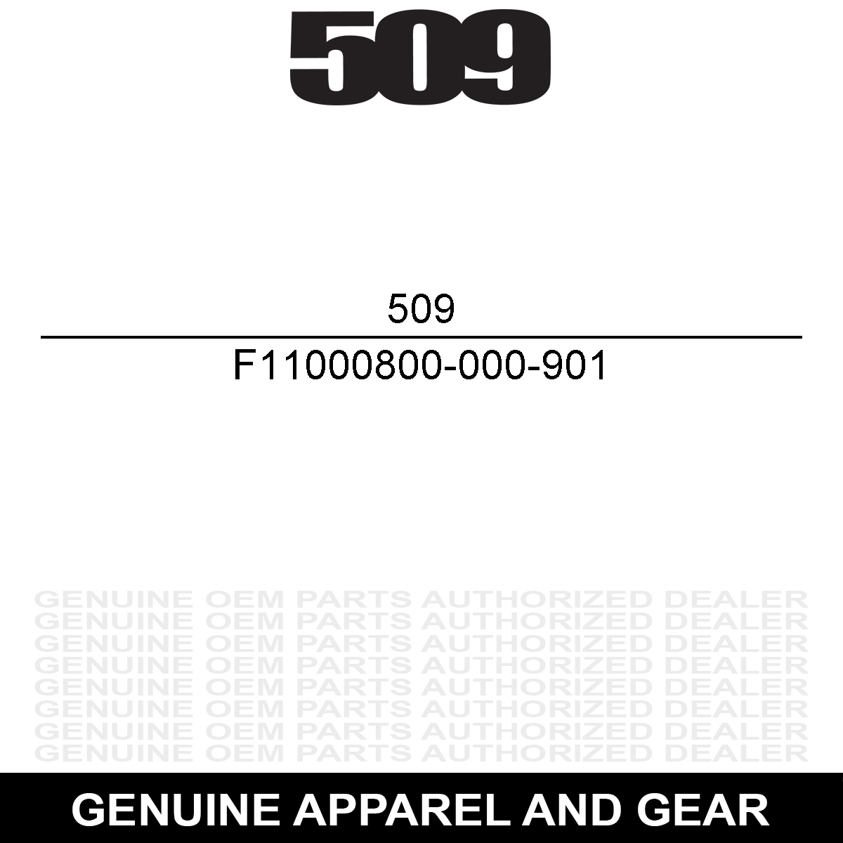 509 F11000800-000-901 Trail Tunnel Bag