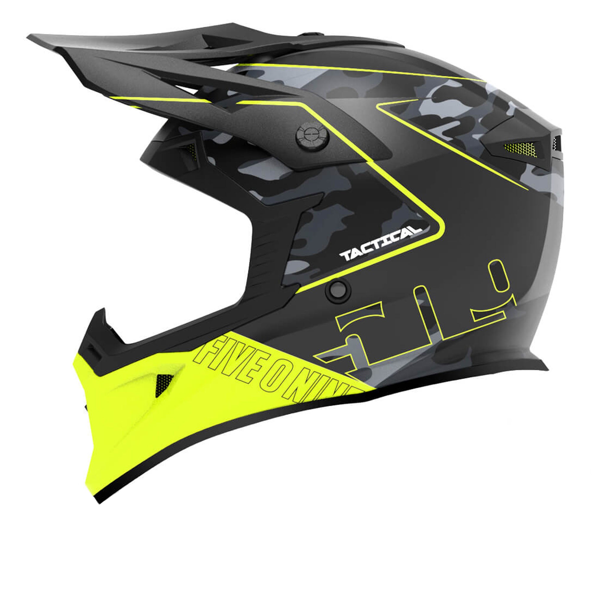 509 Tactical Offroad Helmet Black Camo Unisex-Adult