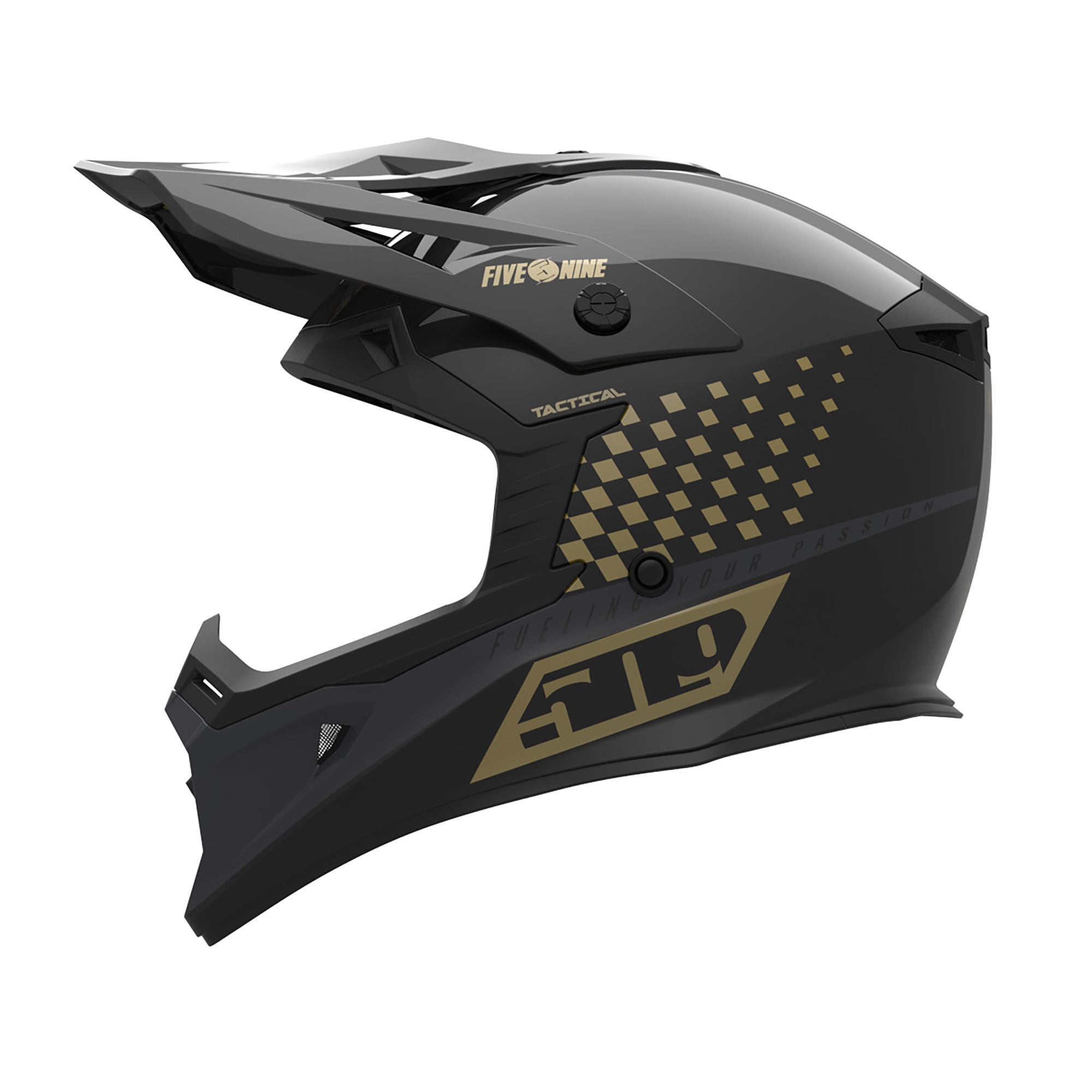 509 Tactical Offroad Helmet Speedsta Black Gold Unisex-Adult