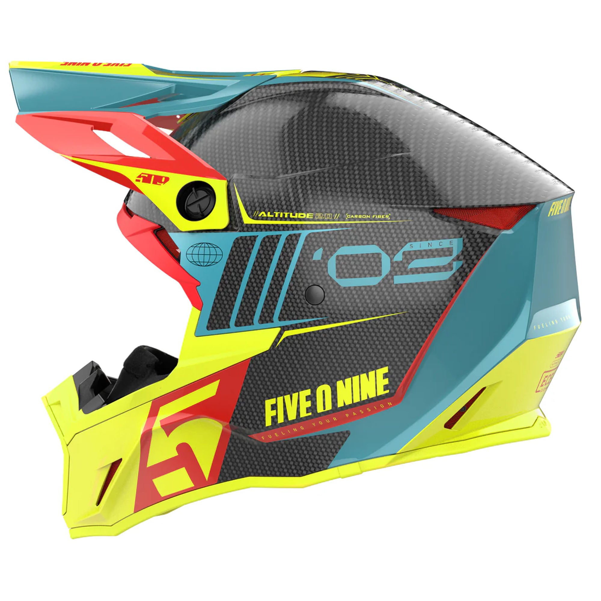 509 Altitude 2.0 Carbon Fiber Snowmobile Helmet Fidlock Vent Airflow Ultrabeast FMVSS 218