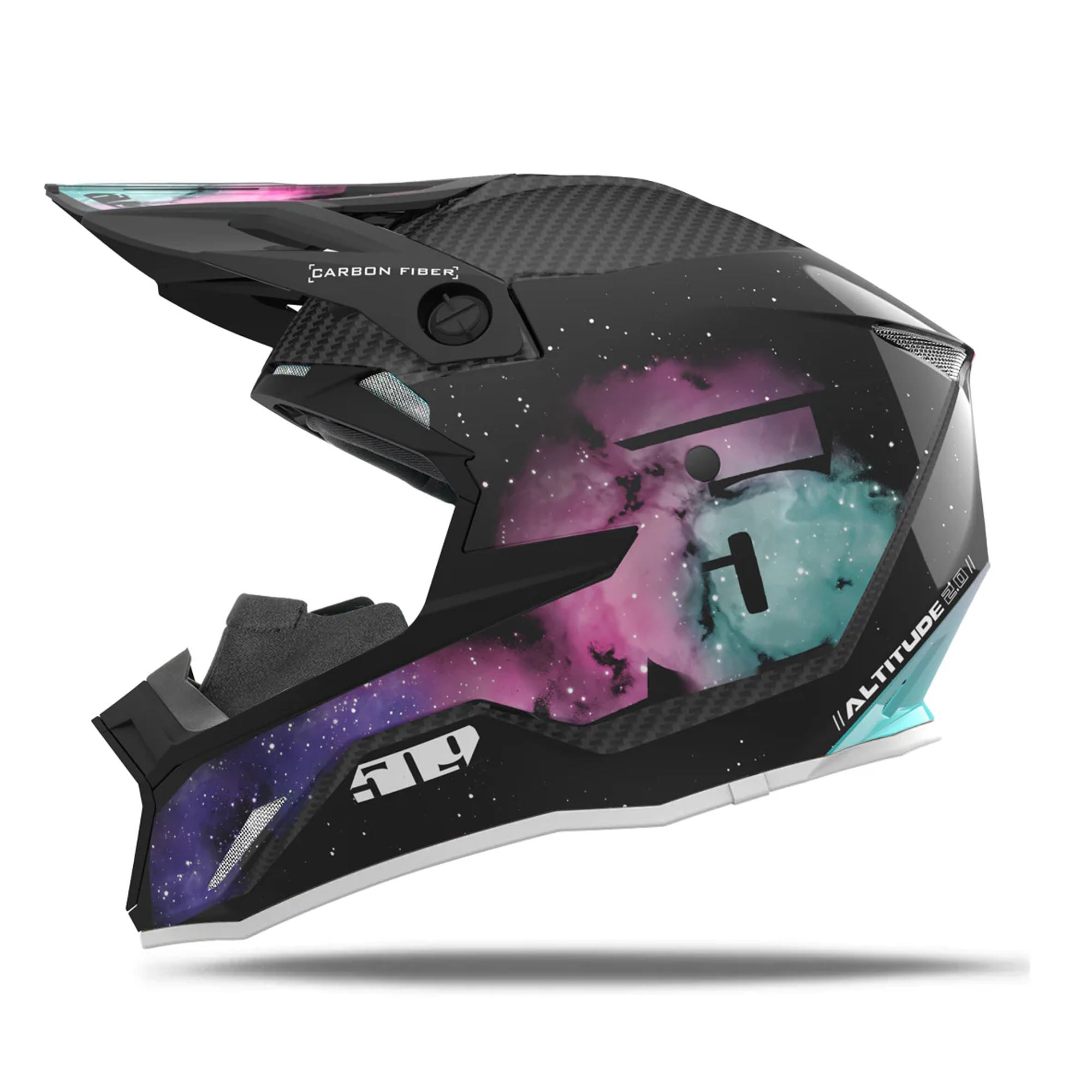 509 Altitude 2.0 Carbon Fiber Snowmobile Helmet Galaxy Unisex-Adult