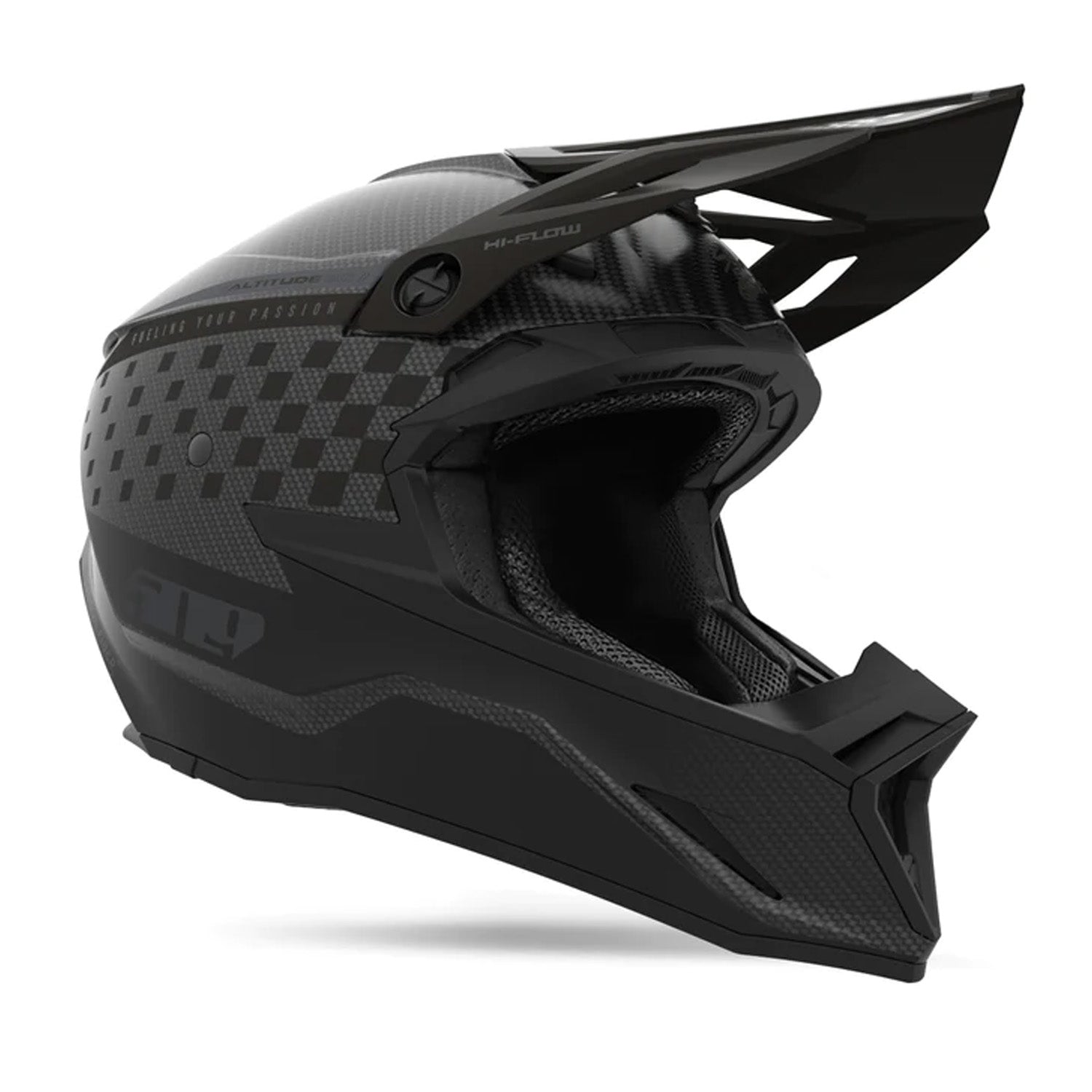 509 Altitude 2.0 Offroad Carbon Fiber Pro Helmet Speedsta Stealth Unisex-Adult