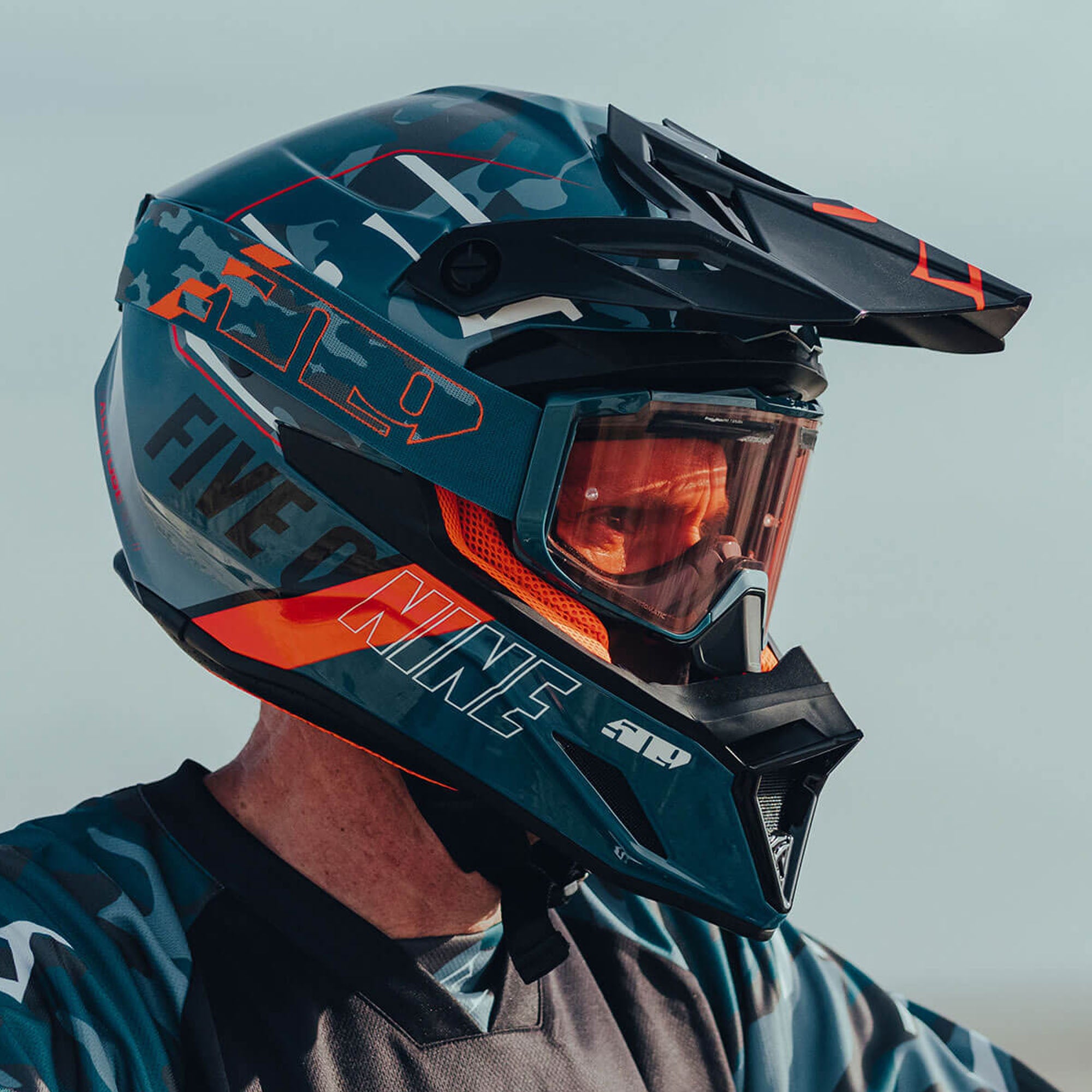 509 Altitude 2.0 Offroad Open Face Helmet Gray/Yellow Grey