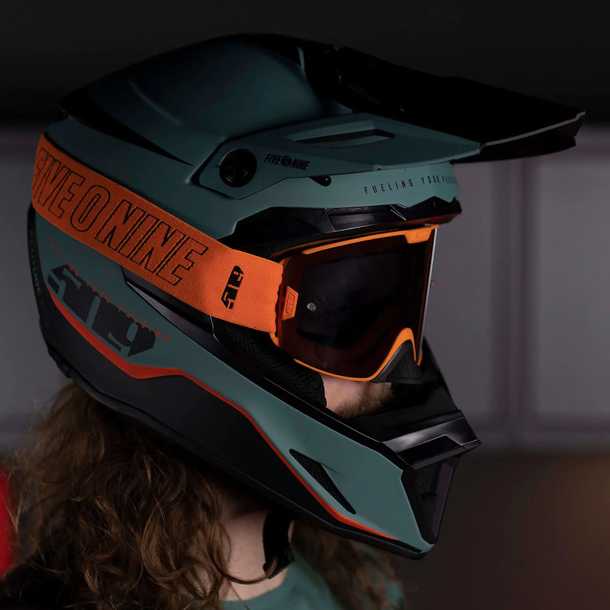 509 Altitude 2.0 Offroad Open Face Helmet Sci-Fi Green