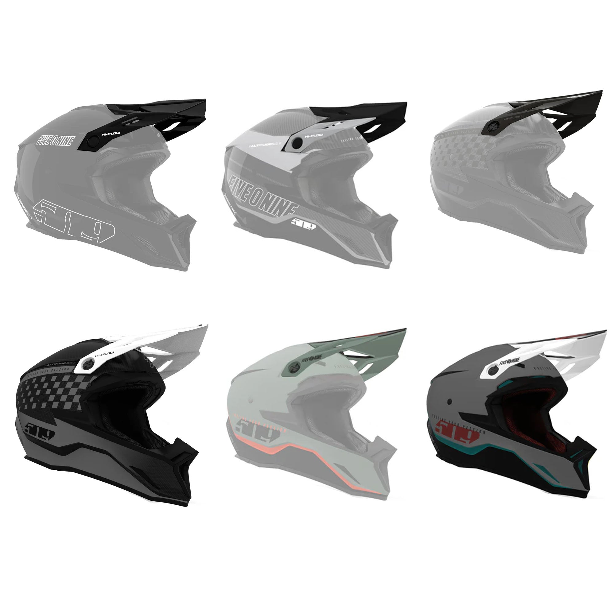 509 Visor for Altitude 2.0 Offroad Helmet Unisex