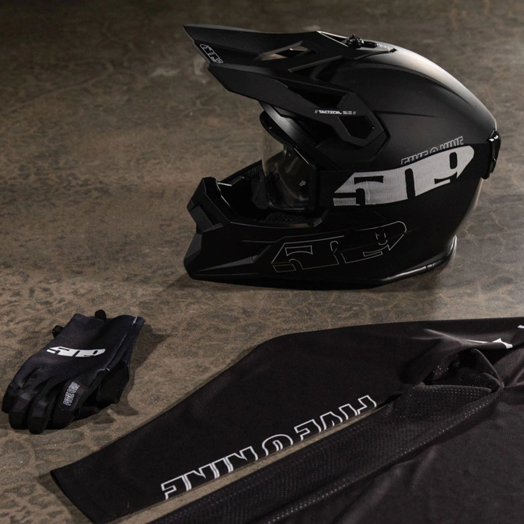 509 Tactical 2.0 Enduro Open Face Offroad Helmet Black