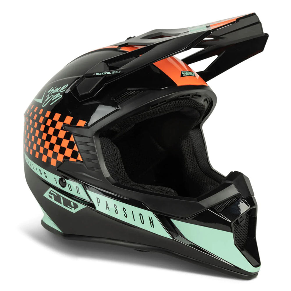 509 Tactical 2.0 Enduro Open Face Offroad Helmet Speedsta Coral Black