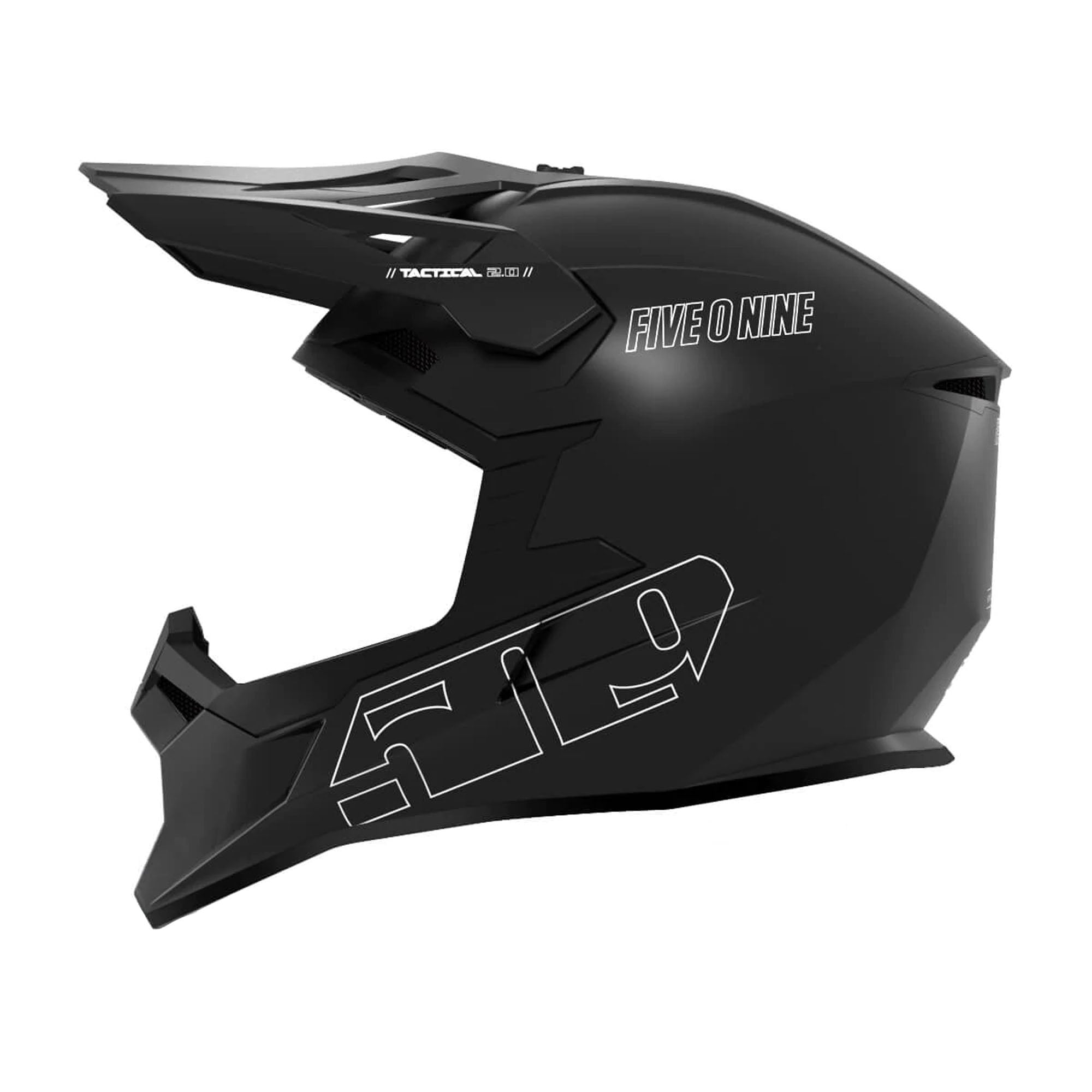 509 Tactical 2.0 Enduro Helmet with Fidlock Black Unisex-Adult