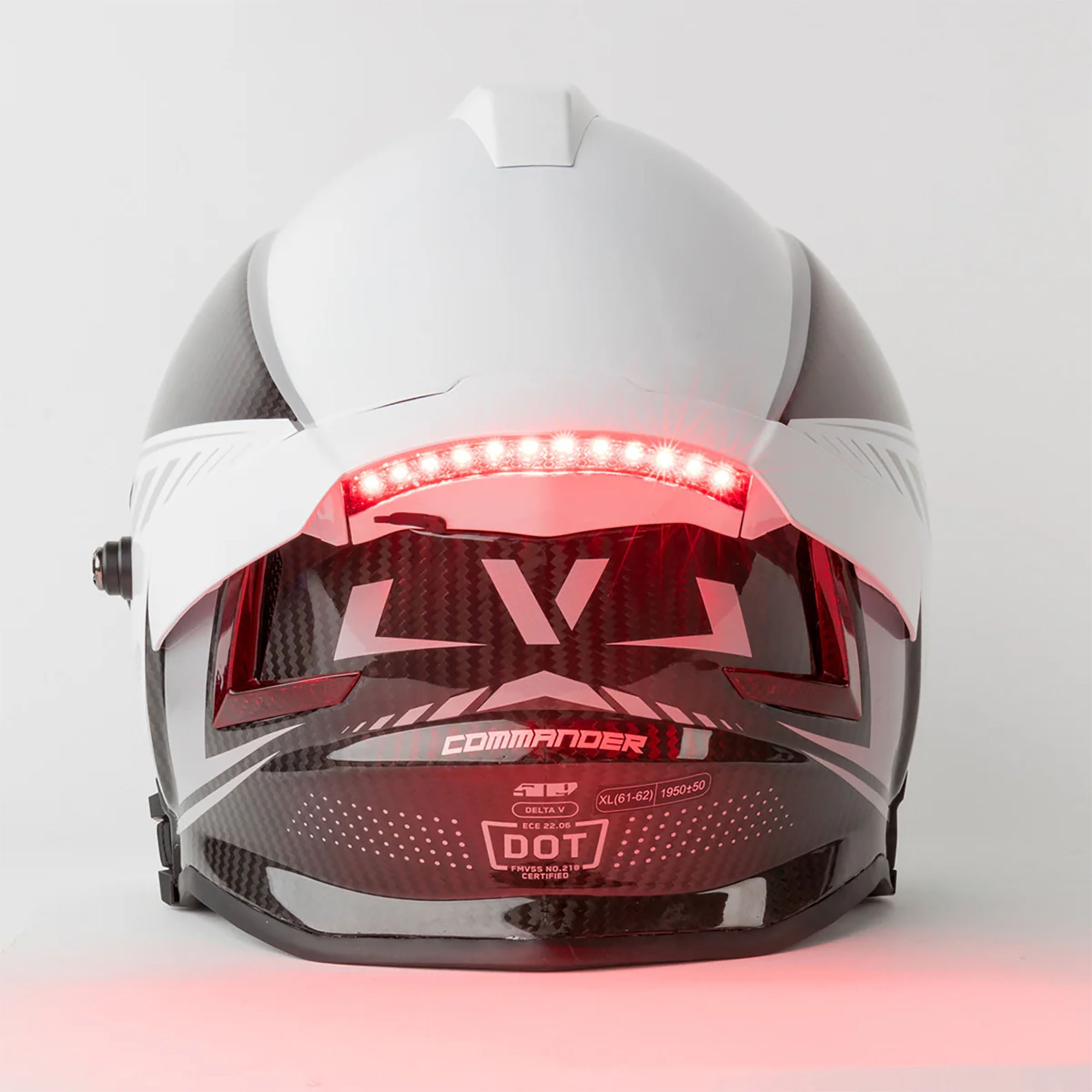 509 Delta V Carbon Commander Snowmobile Helmet Stormchaser Reflect