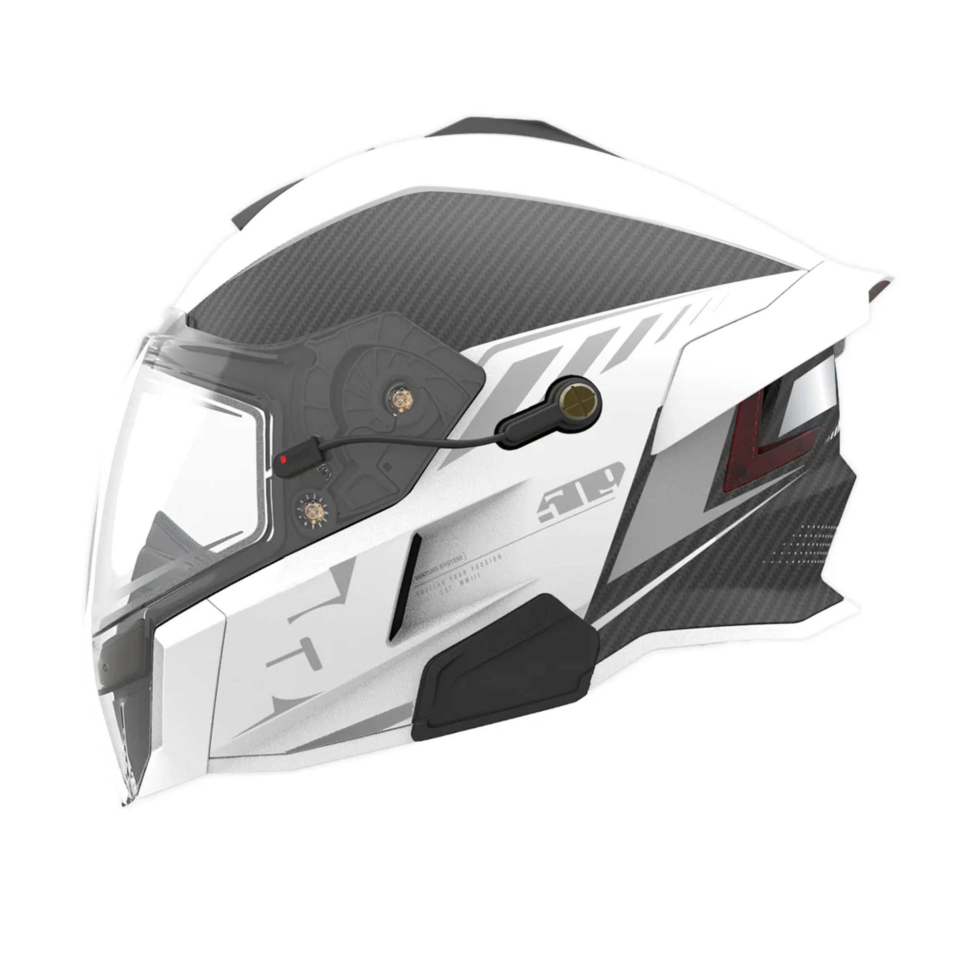 509 Delta V Carbon Commander Snowmobile Helmet Stormchaser Reflect