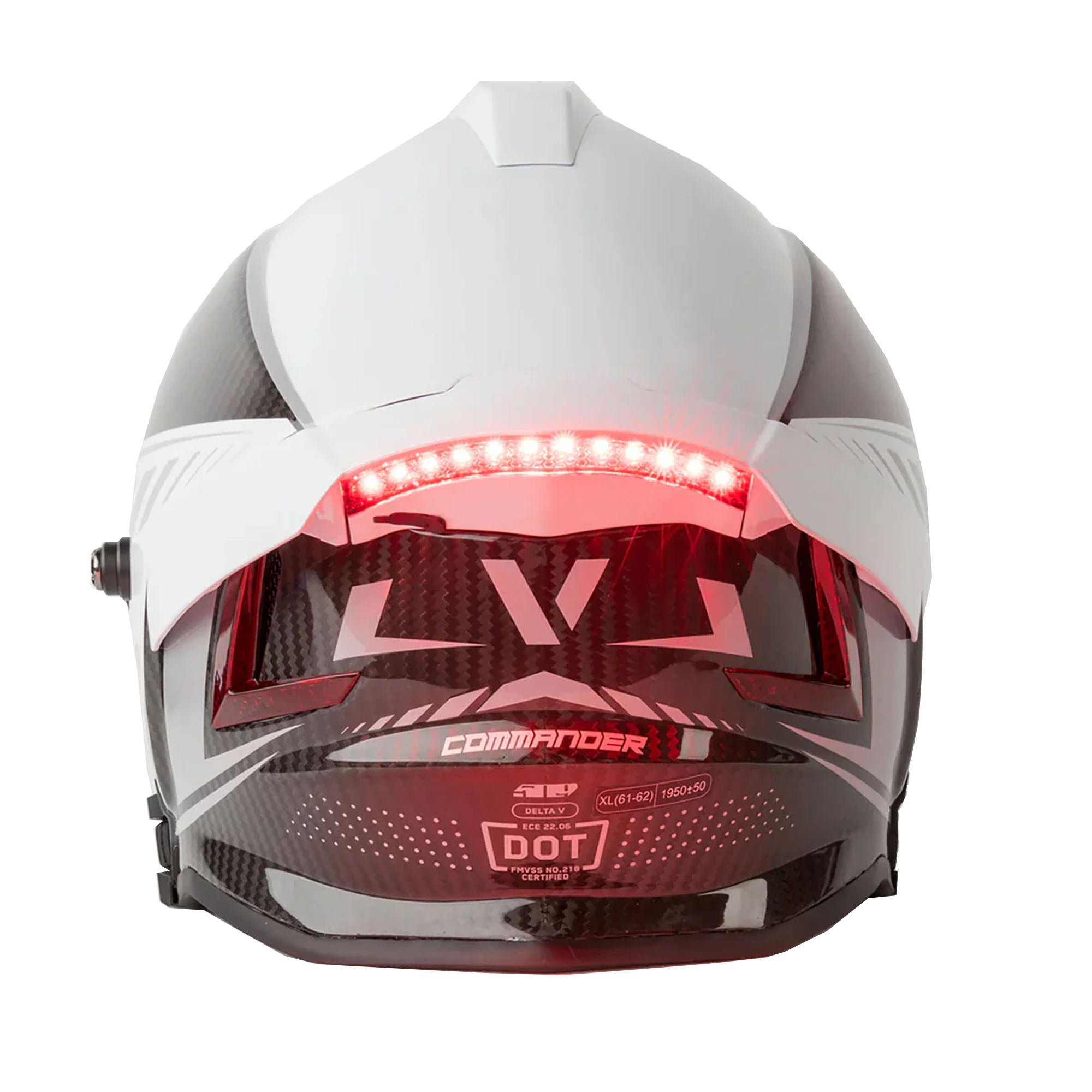 509 Delta V Carbon Commander Snowmobile Helmet Stormchaser Reflect