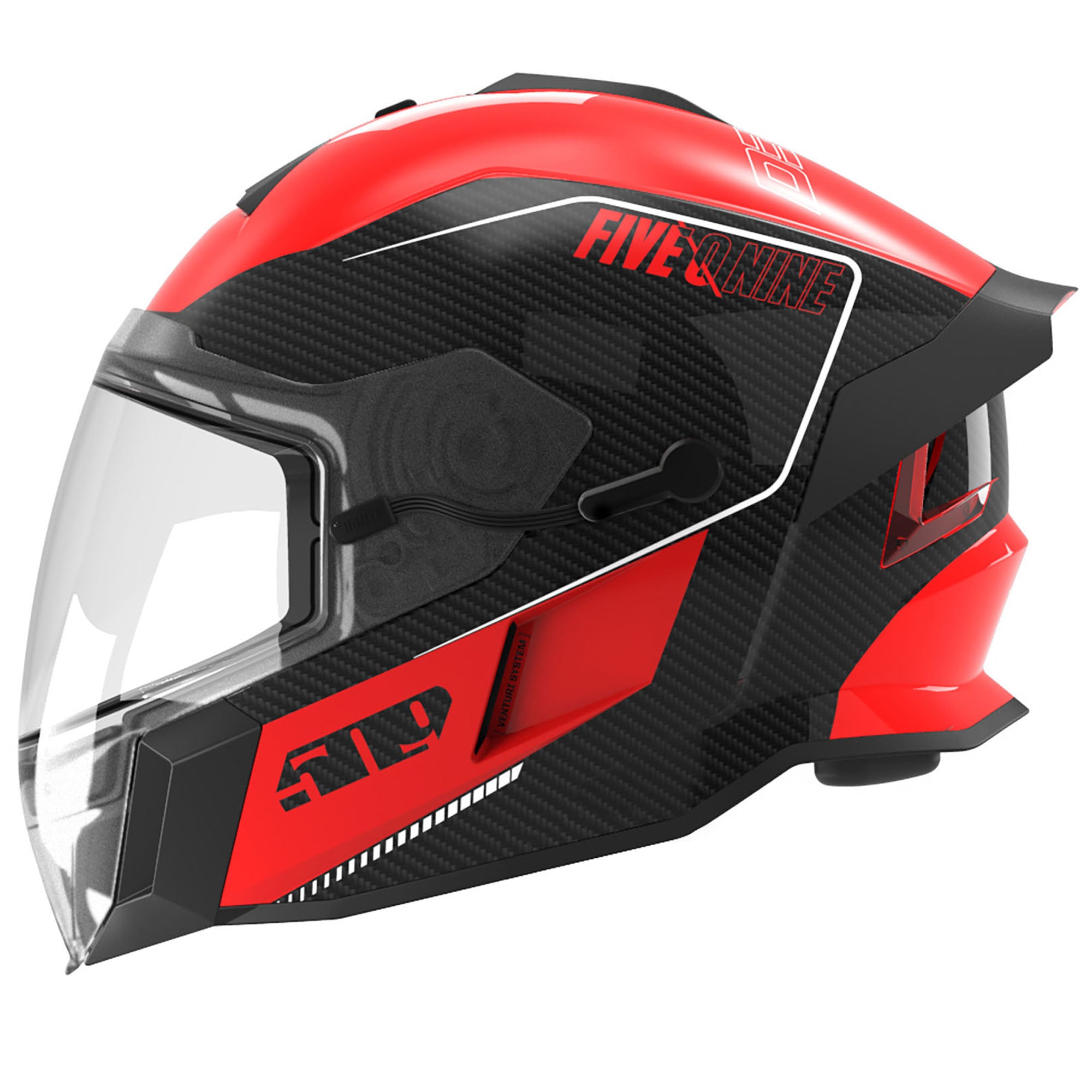509 Delta V Carbon Ignite Helmet Racing Red Unisex-Adult