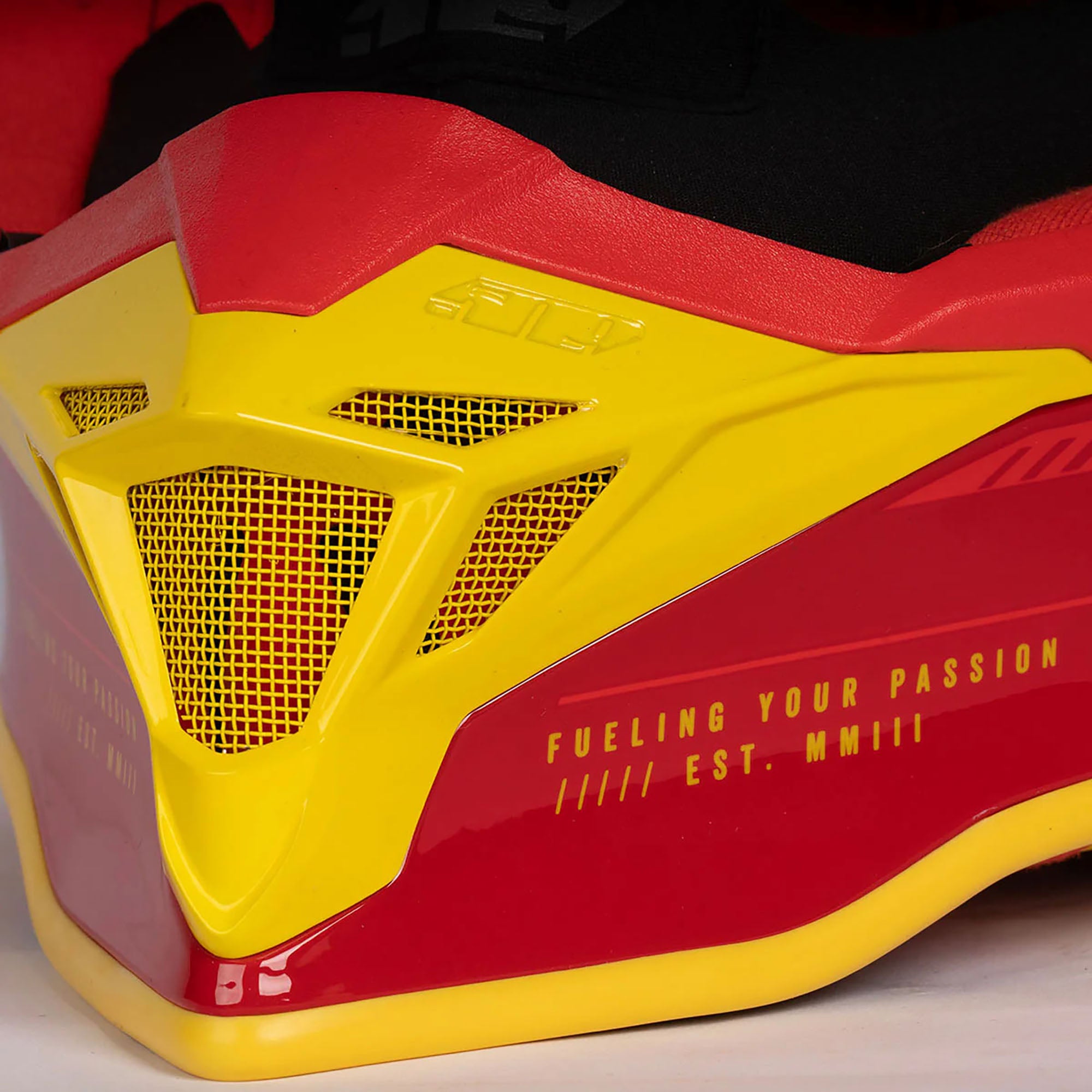 509 Atmosphere Open Face Snowmobile Helmet Flamin Hot Red