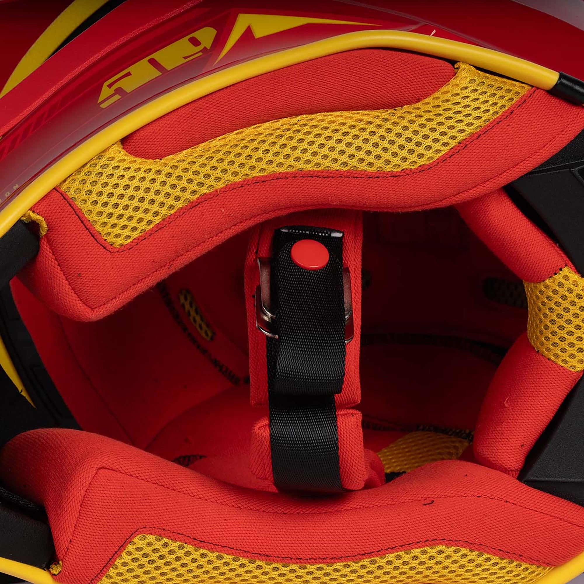 509 Atmosphere Open Face Snowmobile Helmet Flamin Hot Red