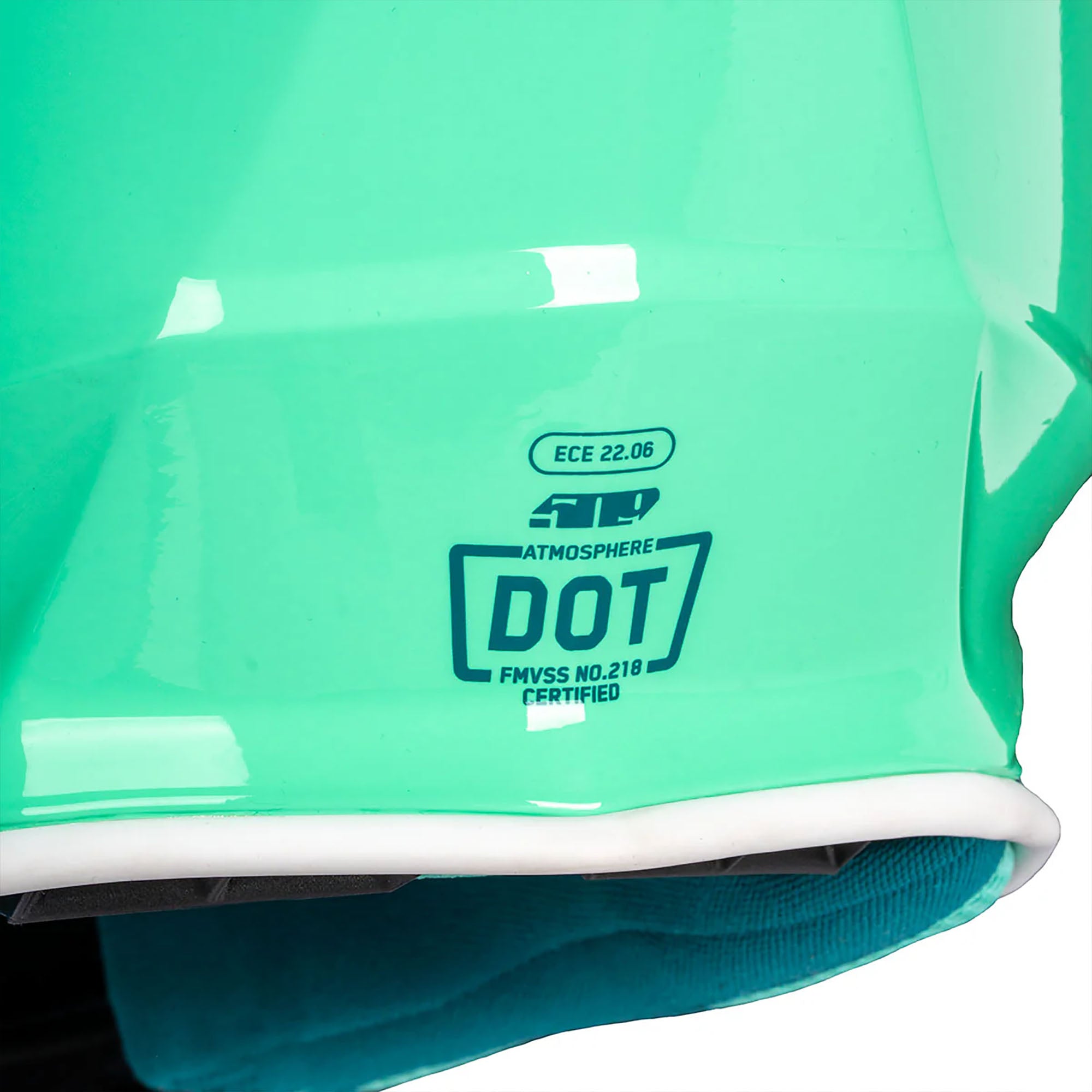 509 Atmosphere Open Face Snowmobile Helmet Spearmint Green