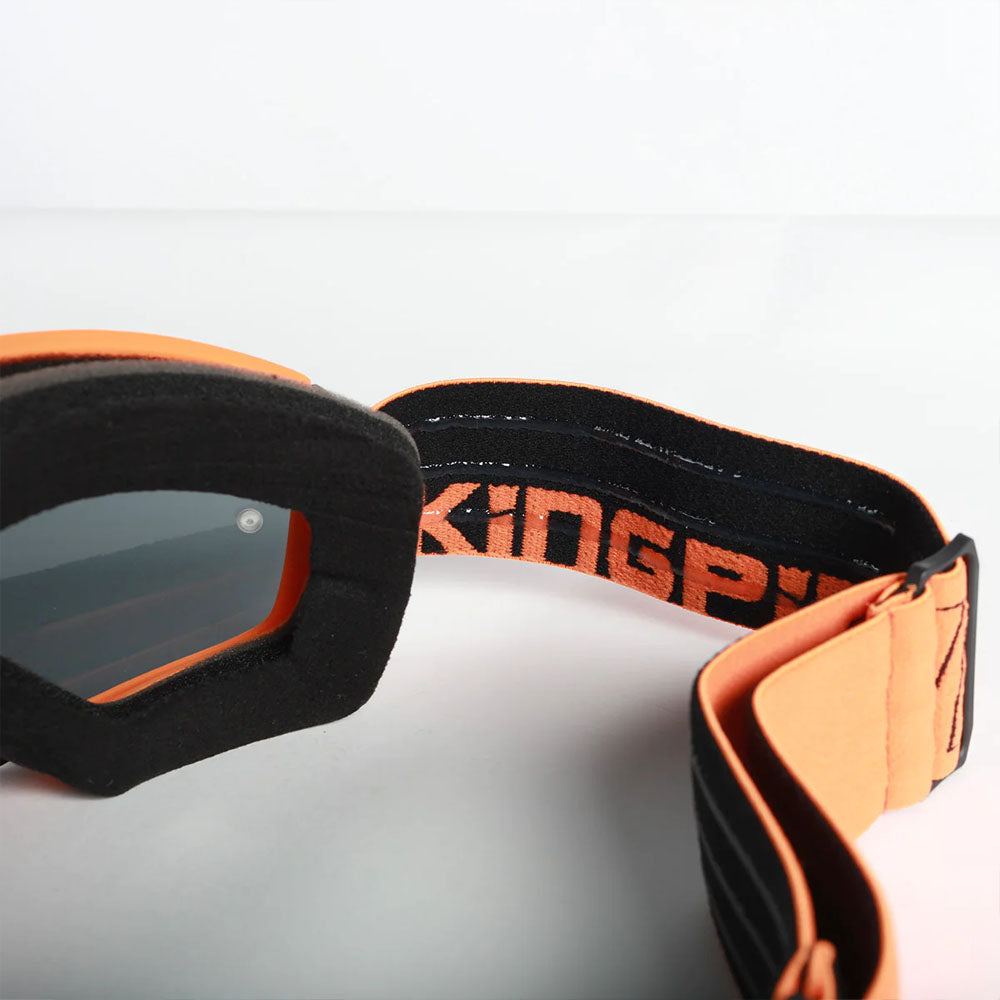 509 F02003500-000-403 Kingpin Goggle Anti-Fog Anti-Scratch Quick Change Single Lens Orange