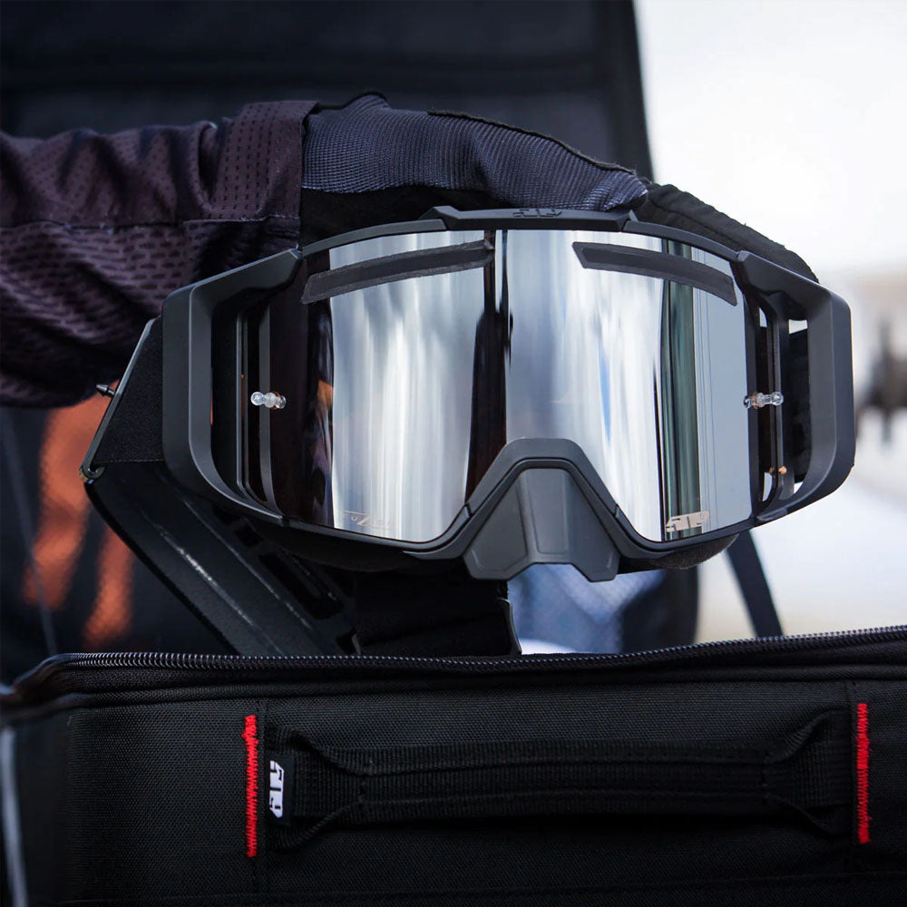 509 F02006200-000-004 Sinister MX6 Fuzion Flow Goggle Filtered Anti Fog Scratch Lens Black
