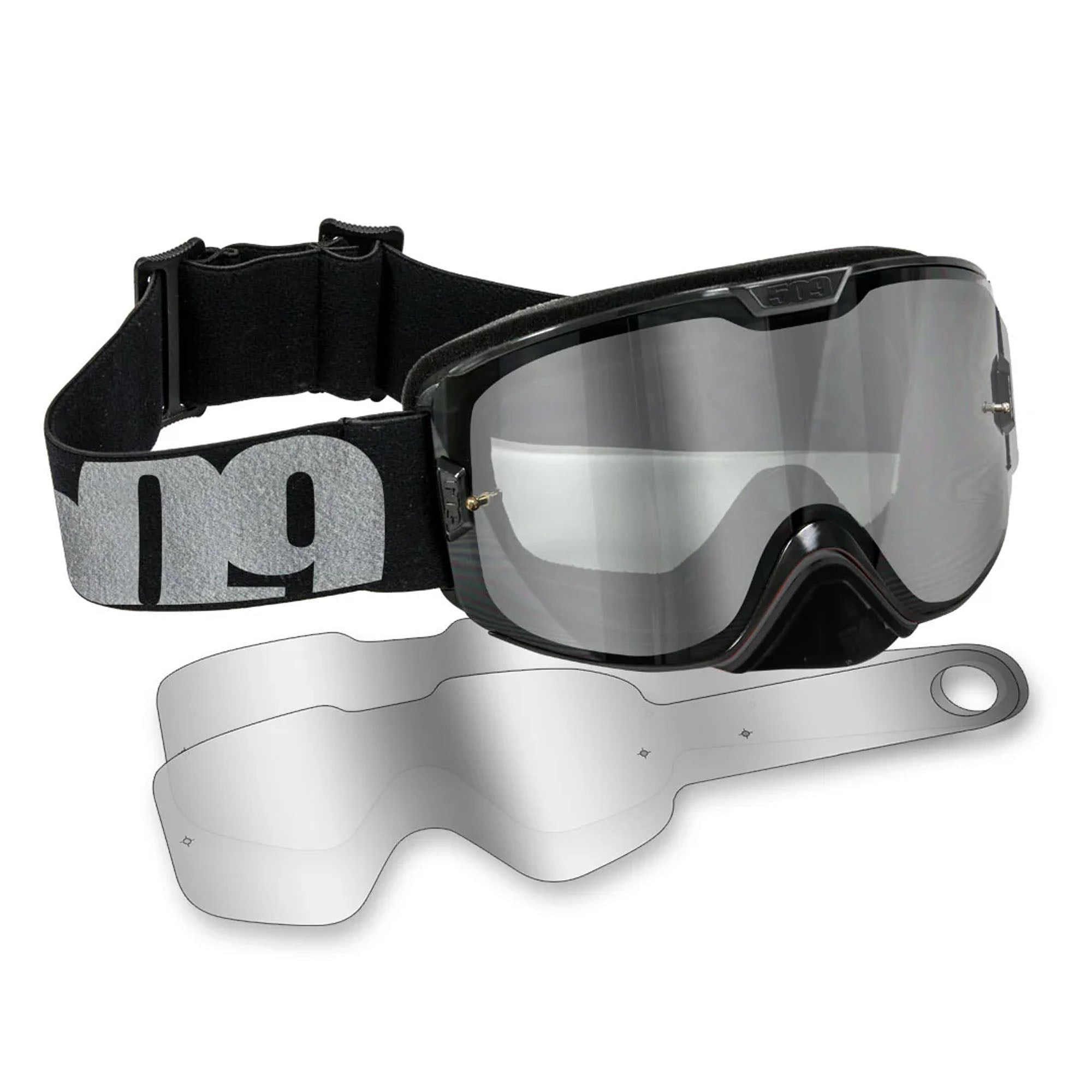 509 F02013100-000-003 Laminated Tear Off Refills for Kingpin Goggle ONE SIZE
