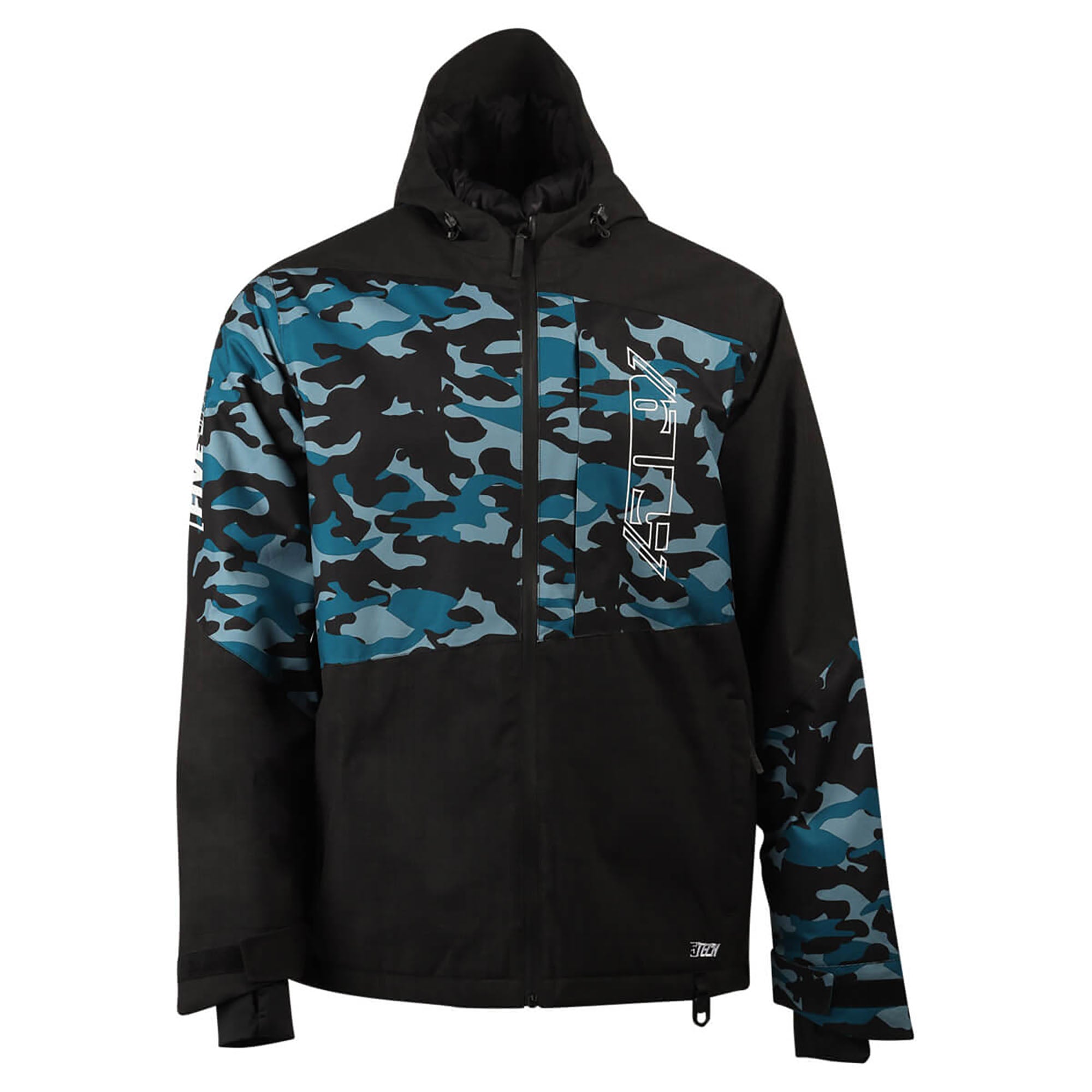 509 Forge Snowmobile Jacket Shell Sharkskin Camo Blue