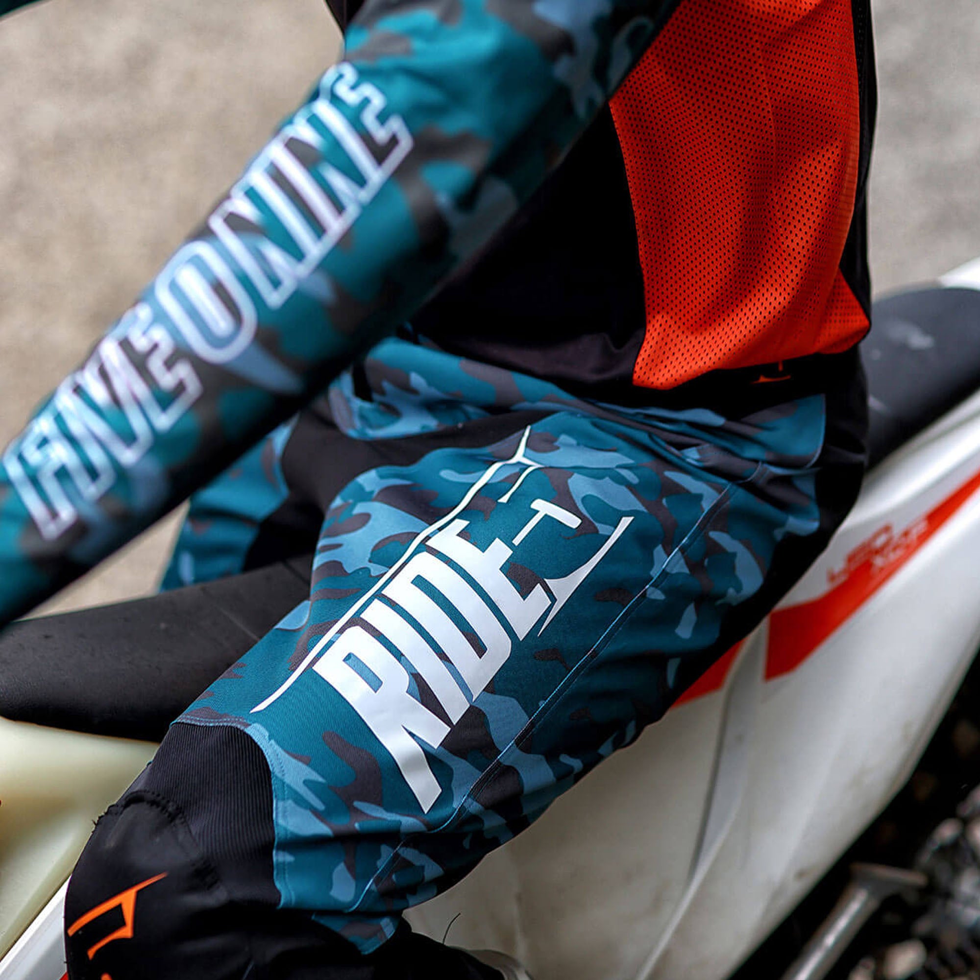 509 Ridge ITB Offroad Pants Sharkskin Camo Blue