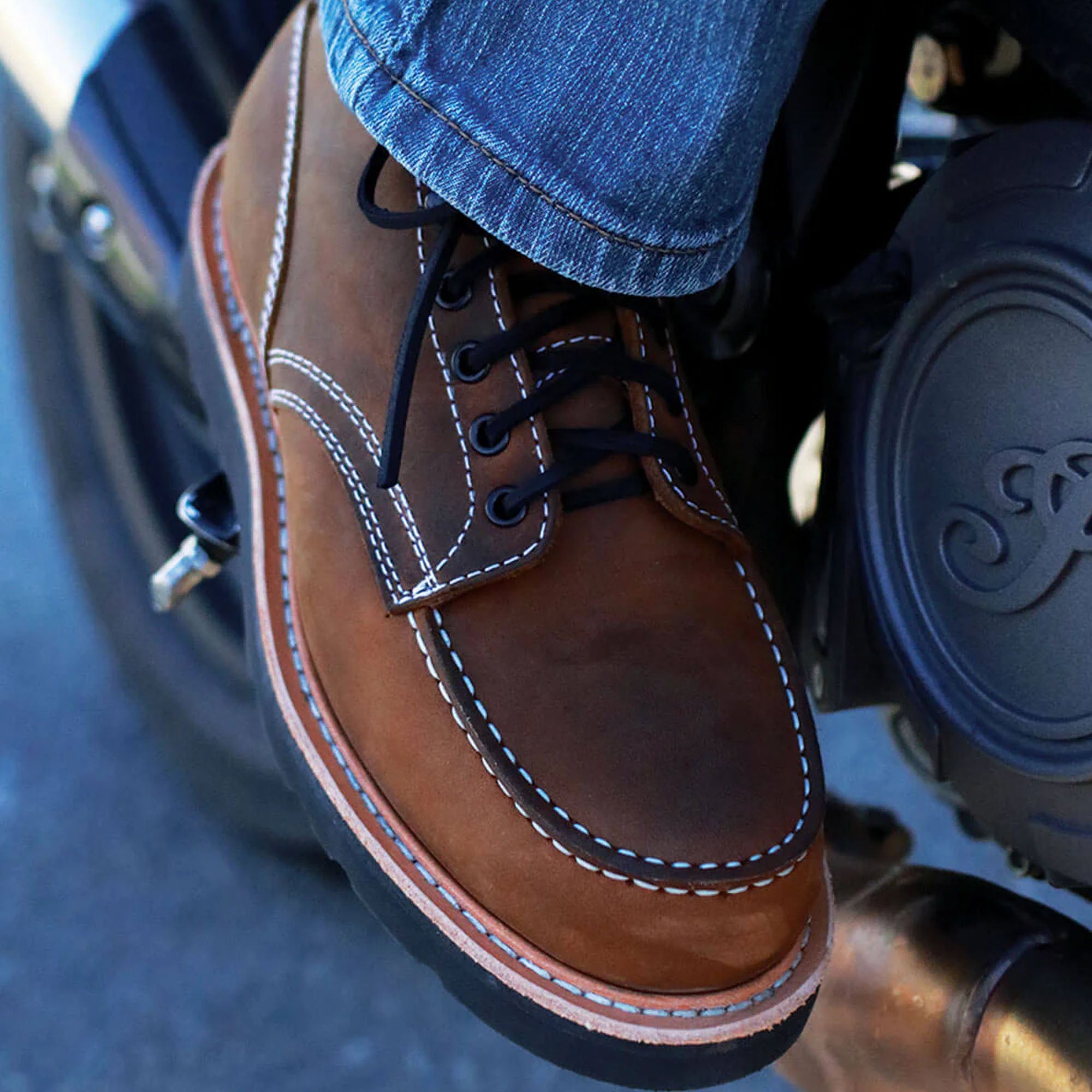 509 White's Perry Collab Boot Waterproof Leather Distressed Brown