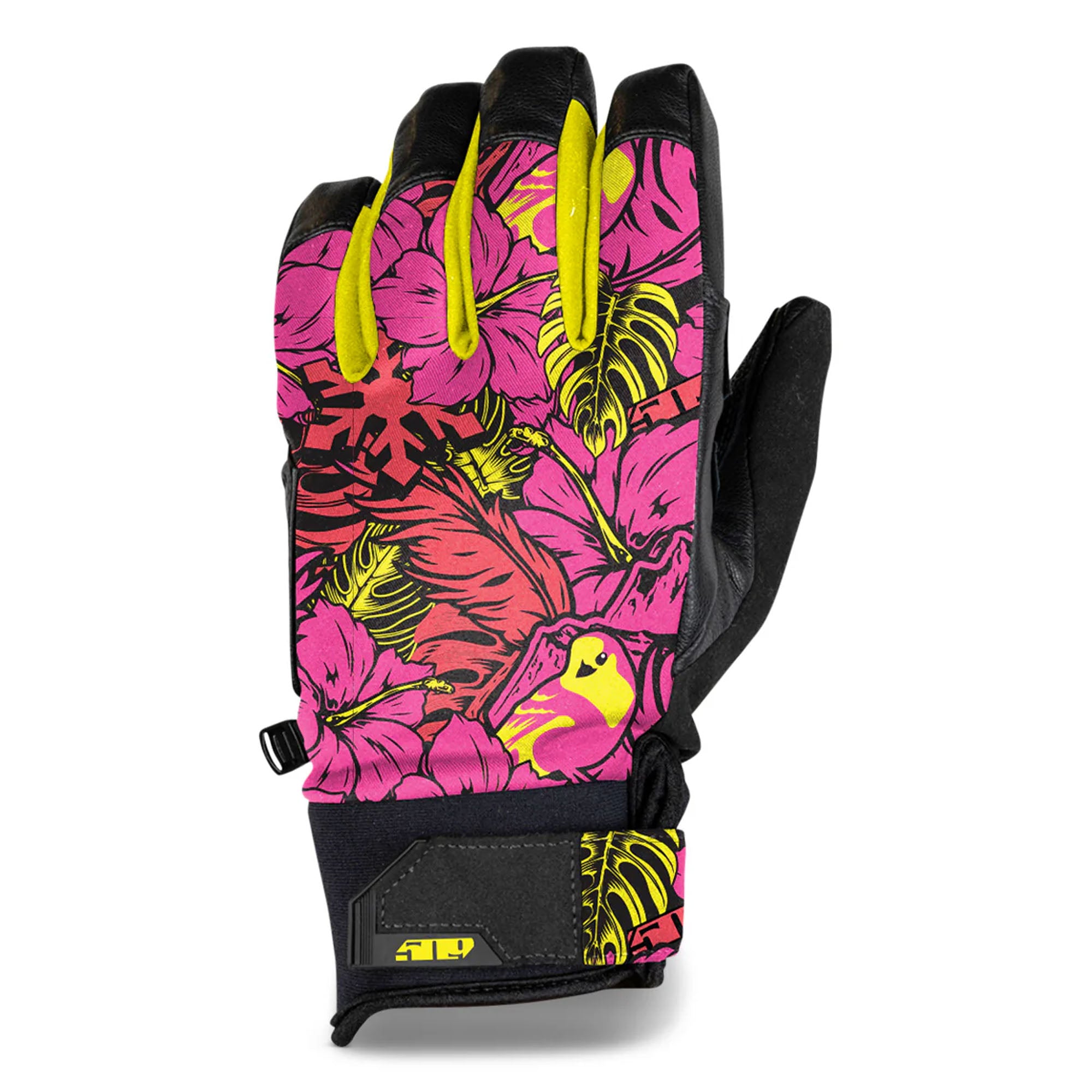 509 Freeride Glove Pink-Vis Floral Unisex-Adult