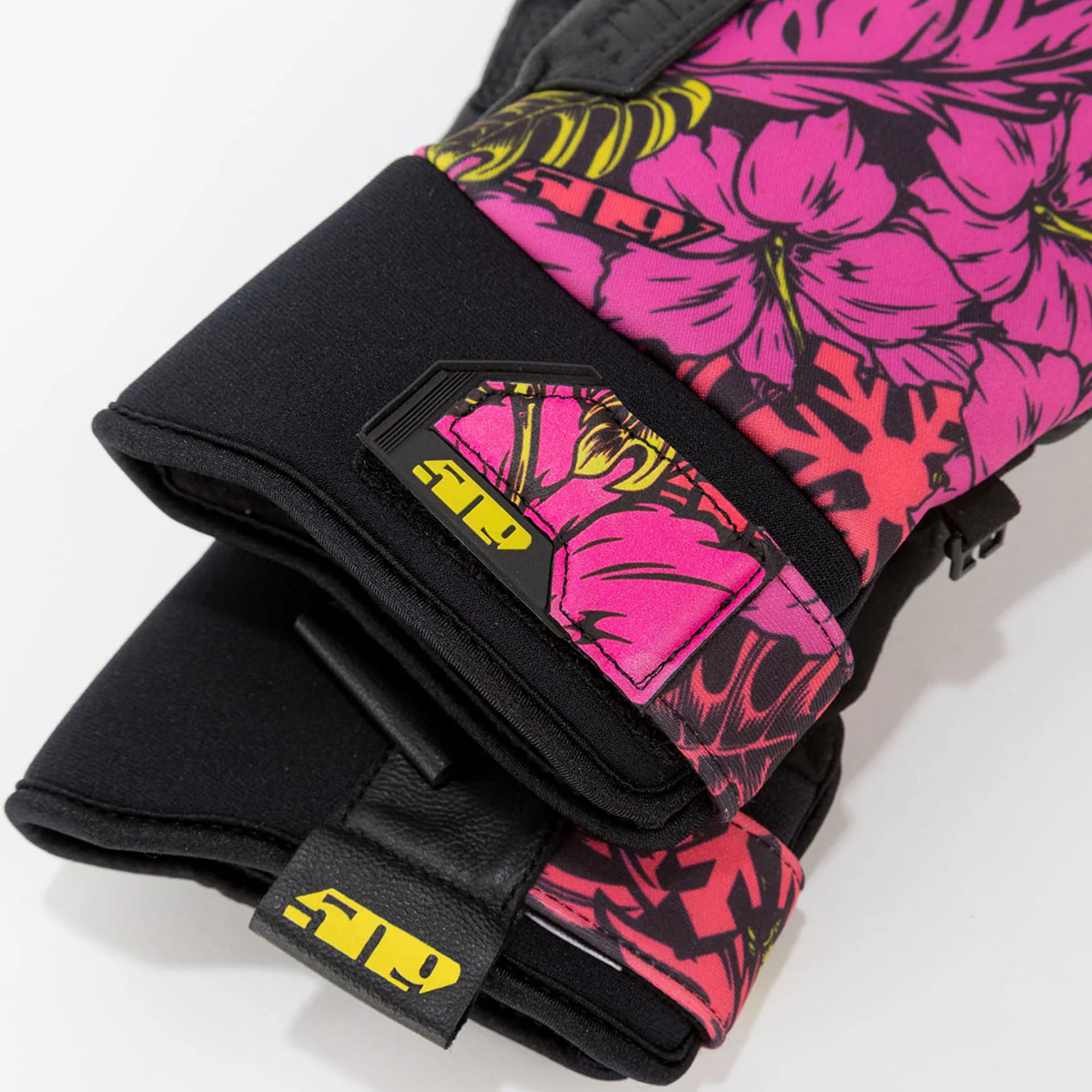 509 Freeride Standard Snowmobile Gloves Pink-Vis Floral