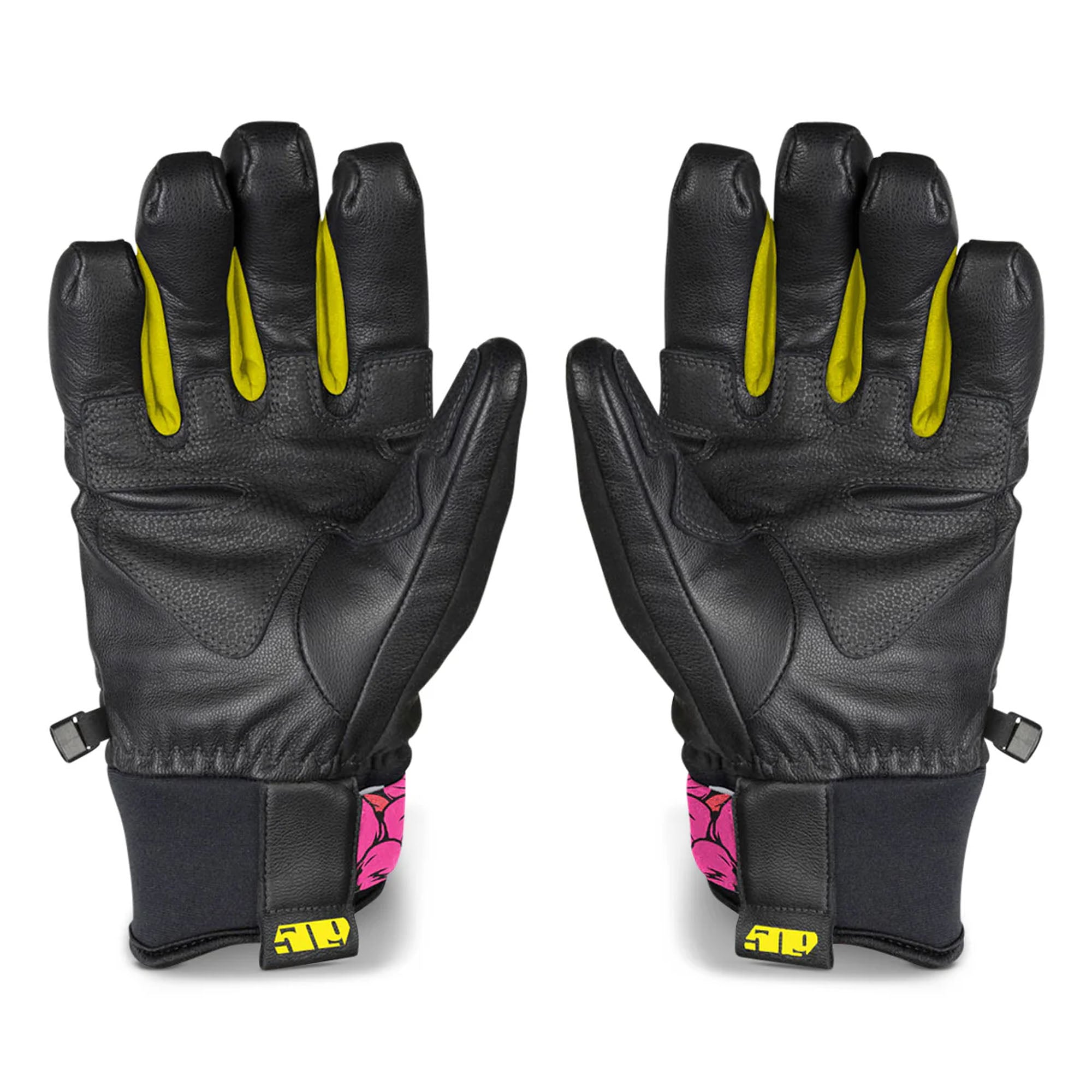 509 Freeride Standard Snowmobile Gloves Pink-Vis Floral
