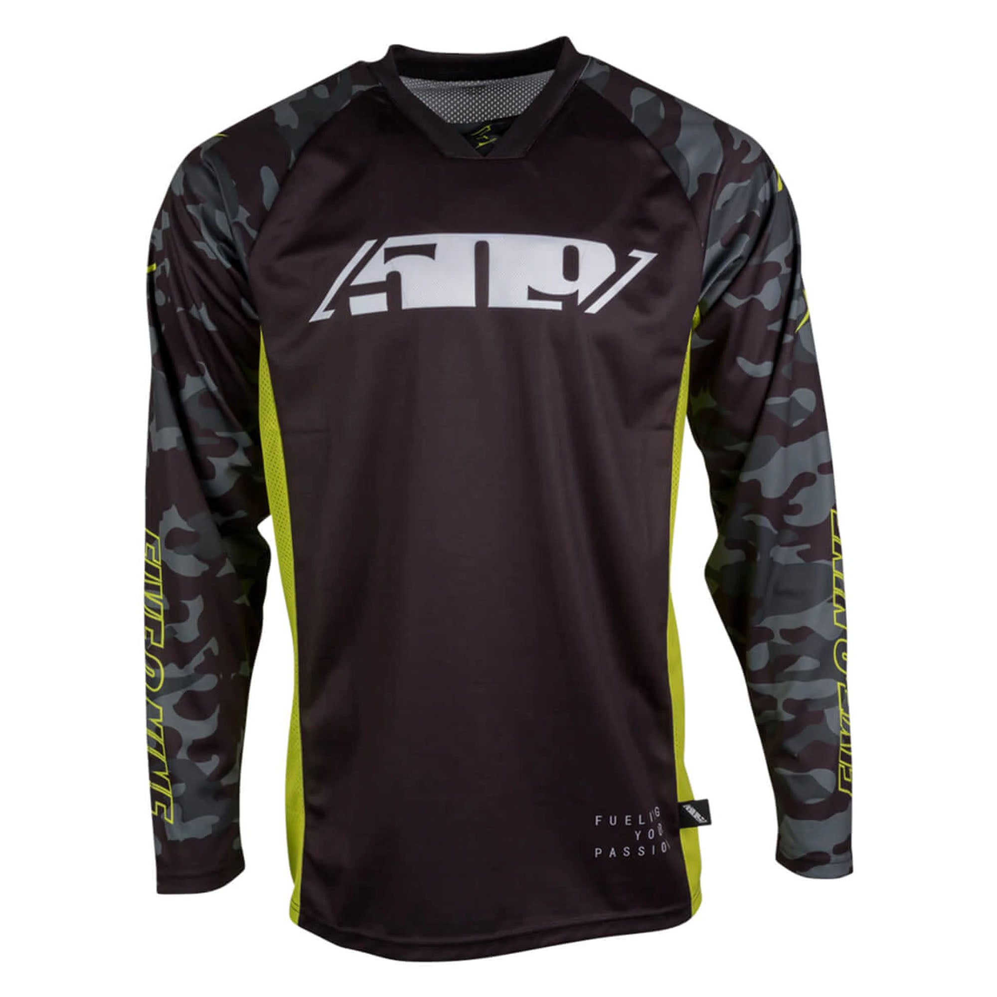 509 Ridge Jersey Black Fire Hextant Unisex-Adult