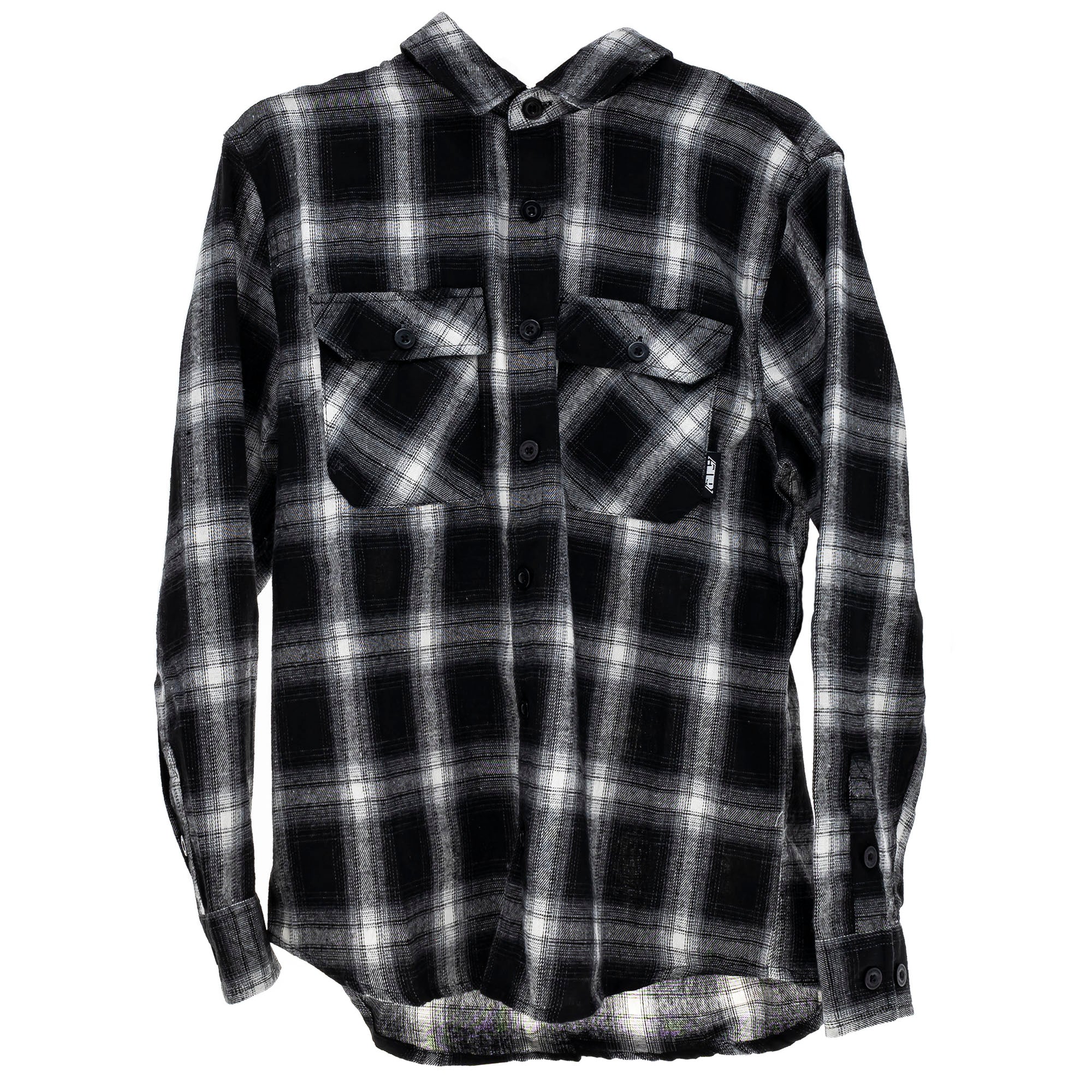 509 Basecamp Flannel Shirt Black Gray Mens