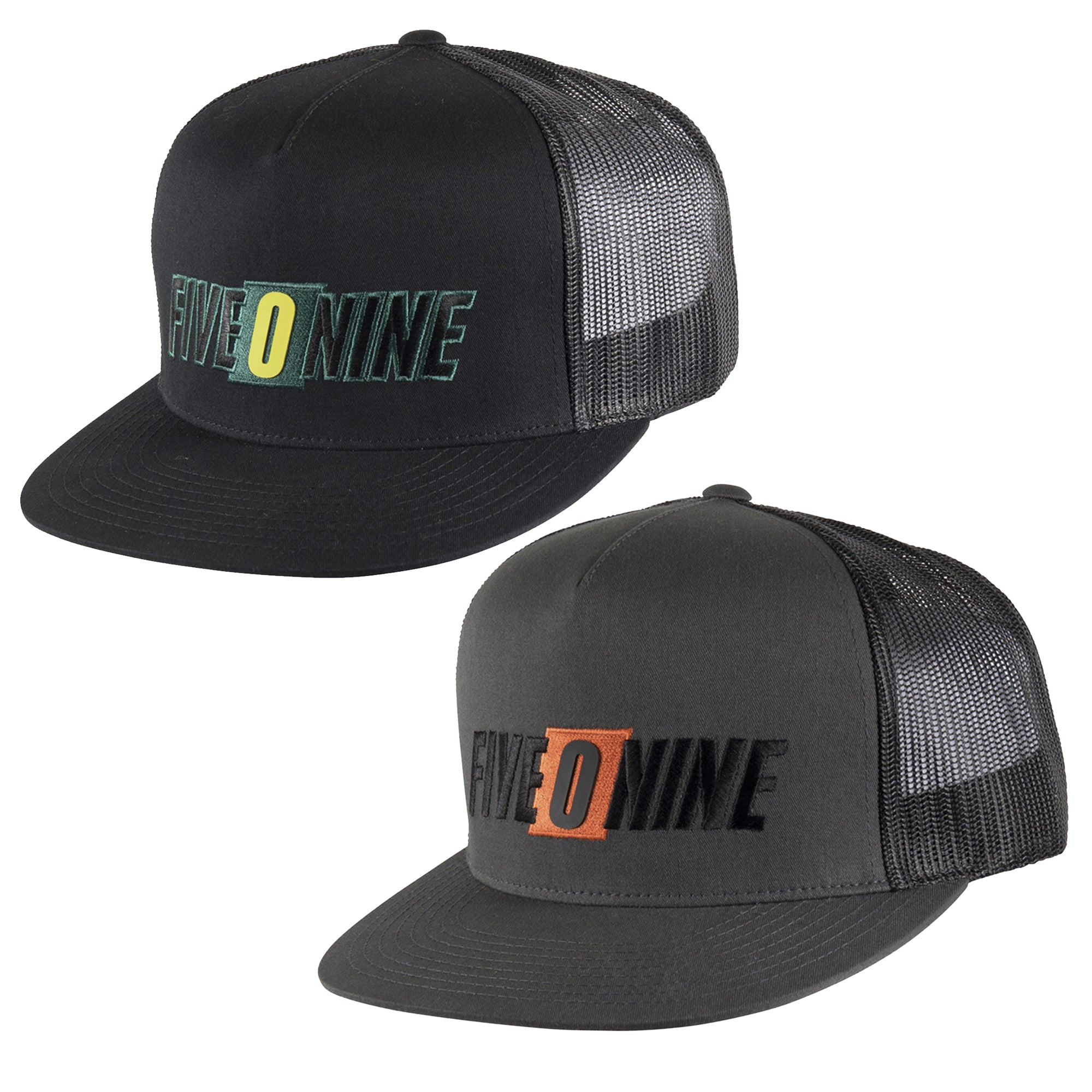 509 Five O Nine Flat Billed Trucker Hat Mens