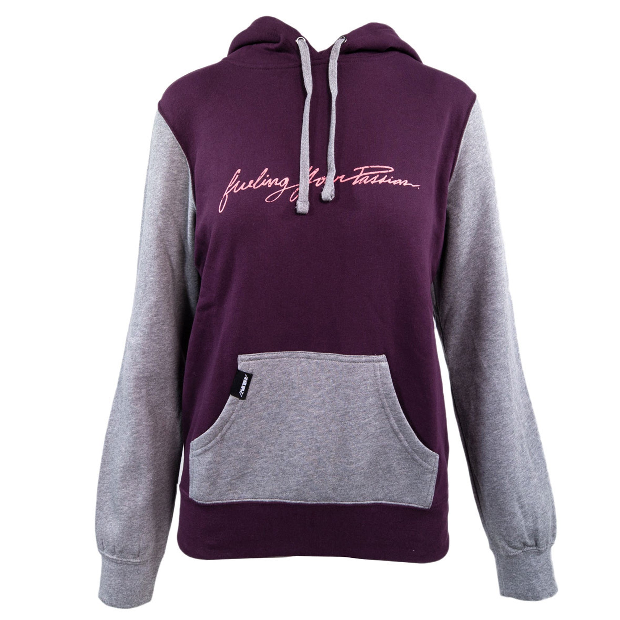 509 Script Pullover Hoodie Blackberry Womens