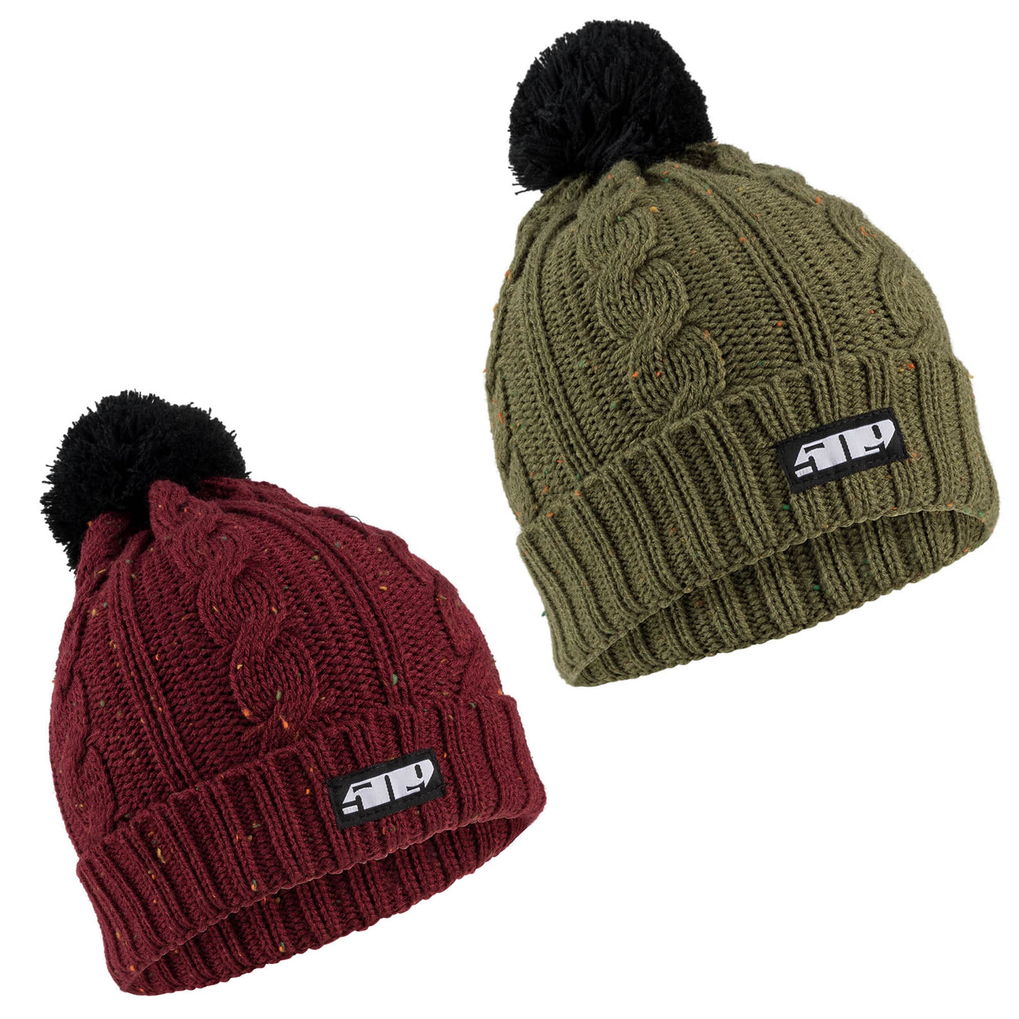509 Fleck Pom Beanie Womens