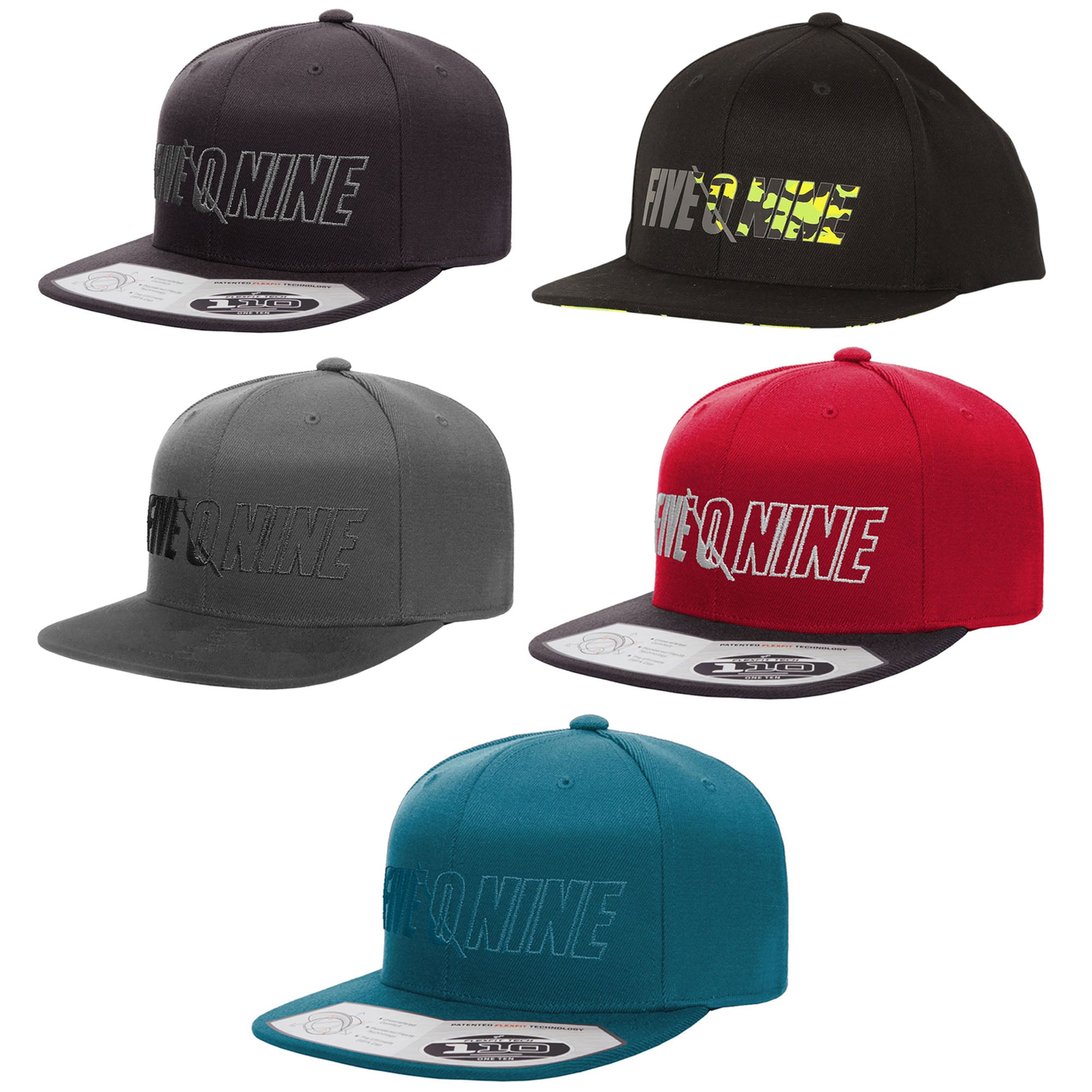 509 Flat Brim CVT Snapback Hat Unisex-Adult
