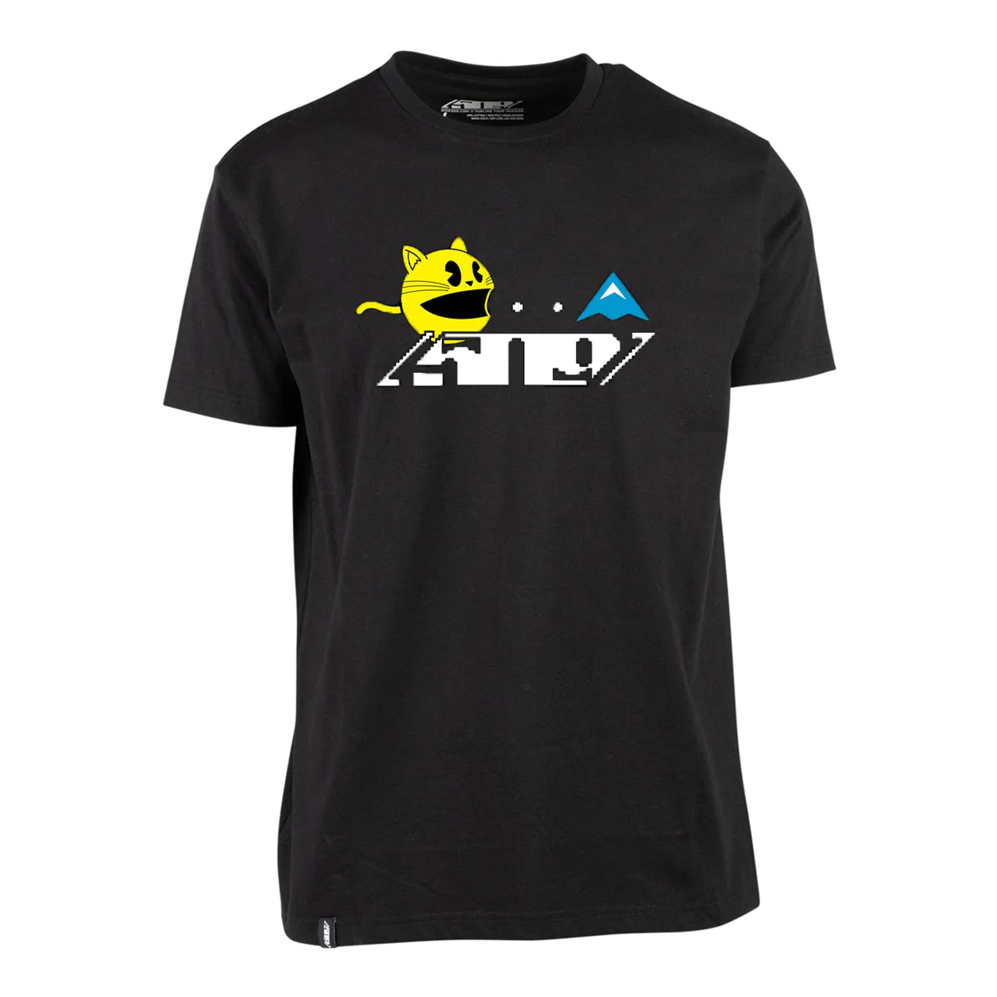 509 Youth Cat-Man T-Shirt Black Unisex-Child