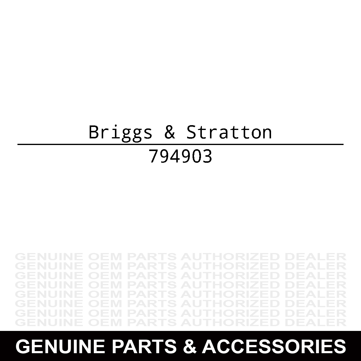 Briggs & Stratton 794903 Plug 5 42575 425620 425618 42516 425002 42 405001 40