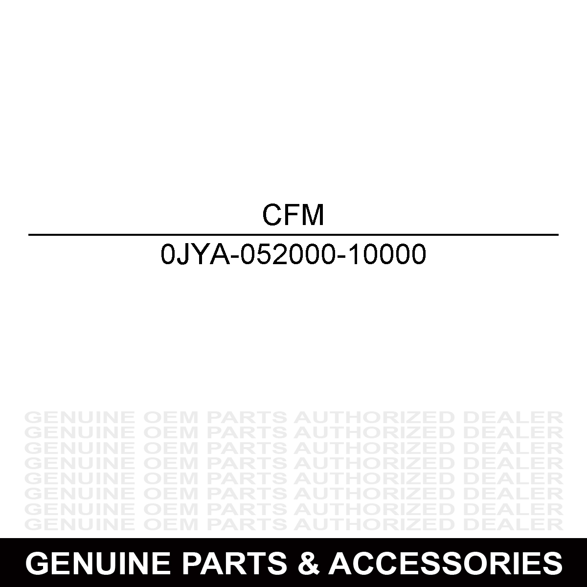 CFMoto 0JYA-052000-10000 Driven Pulley