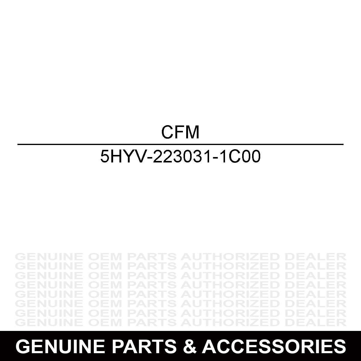 CFMoto 5HYV-223031-1C00 REAR PANEL, CARGO BOX