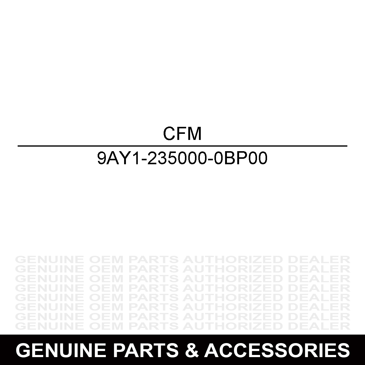CFMoto 9AY1-235000-0BP00 Bumper