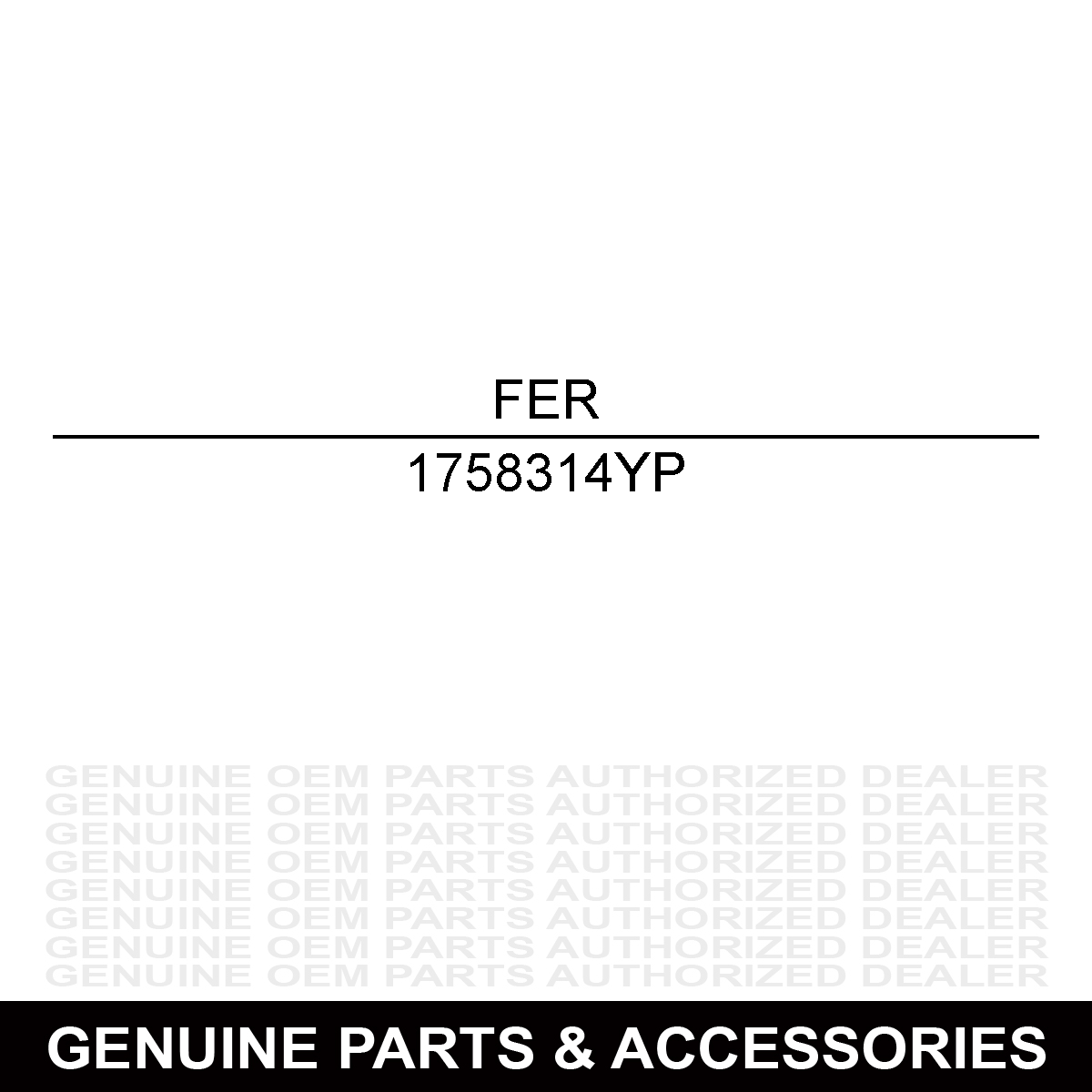 Ferris 1758314YP CAP-FUEL TANK ZTX 61 52 500S 48 42 300S 1758314