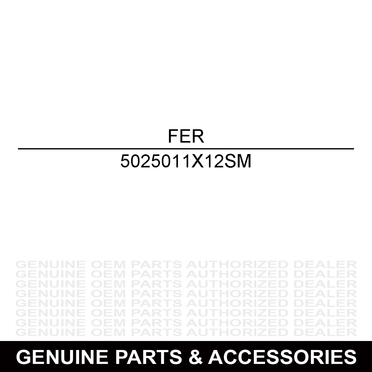 Ferris 5025011X12SM Bolt UltraBelt GD 61 52 500S 48 25011-12 25055-12