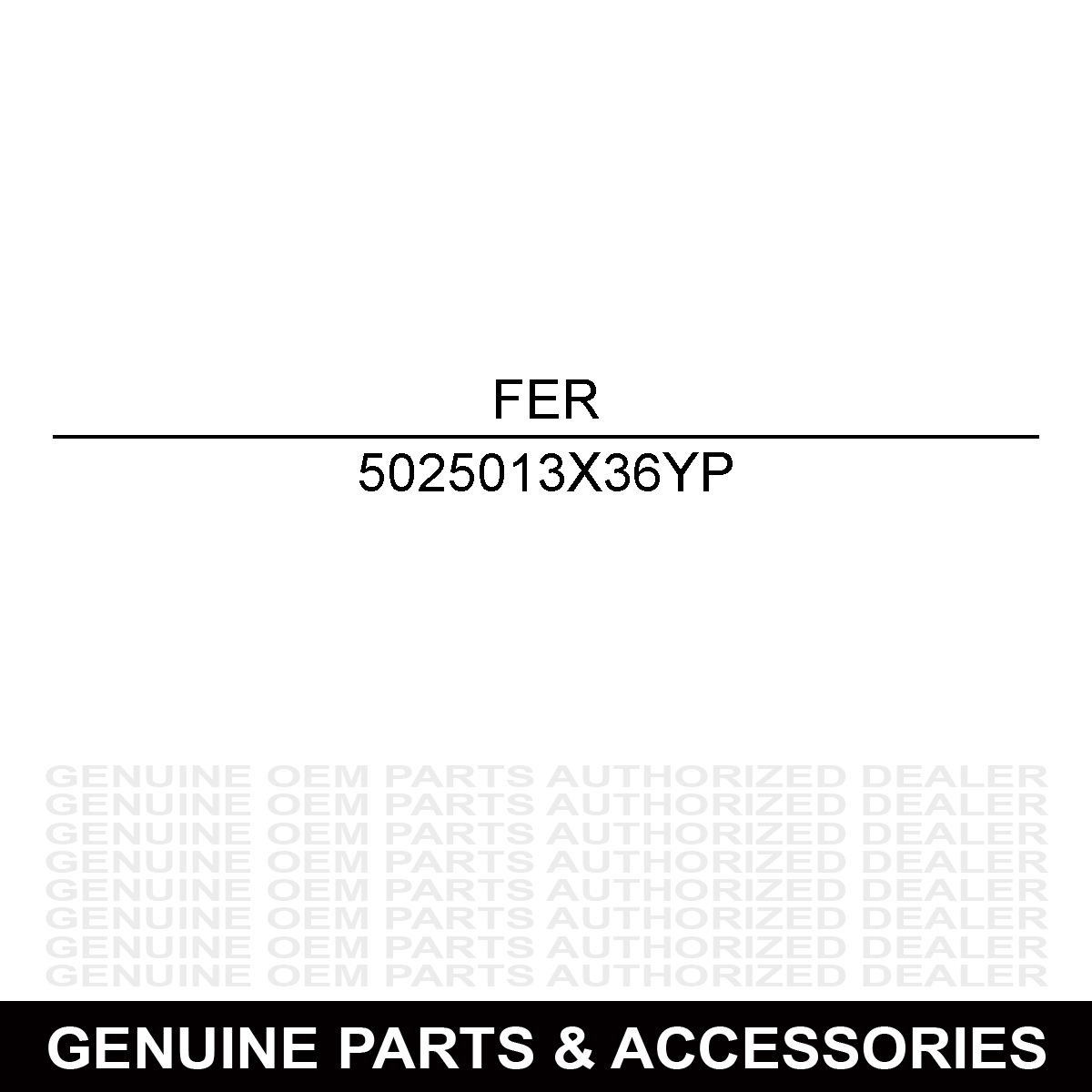 Ferris 5025013X36YP Bolt S 25013-36 5025013X36