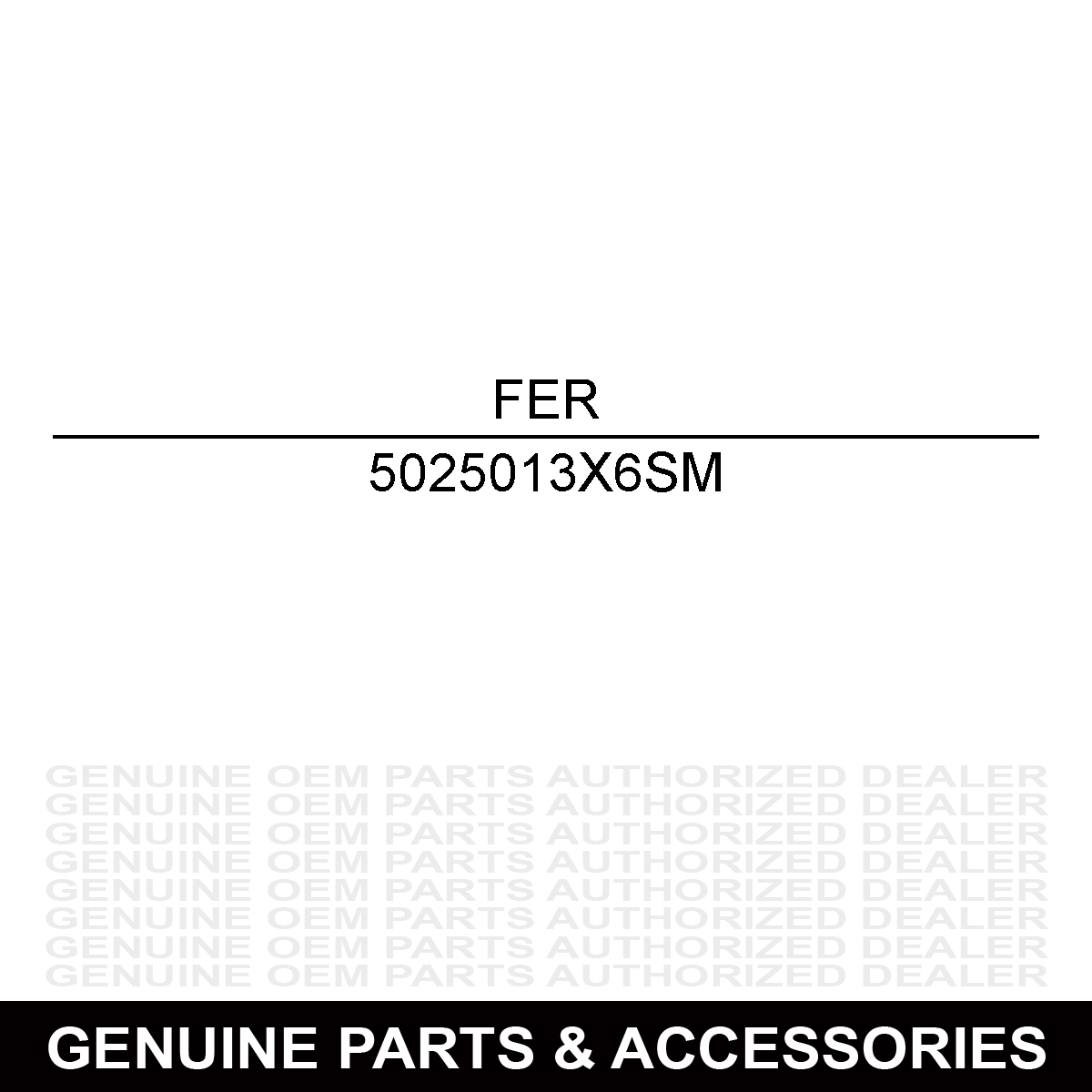 Ferris 5025013X6SM Bolt S 25013-6 5025013X6