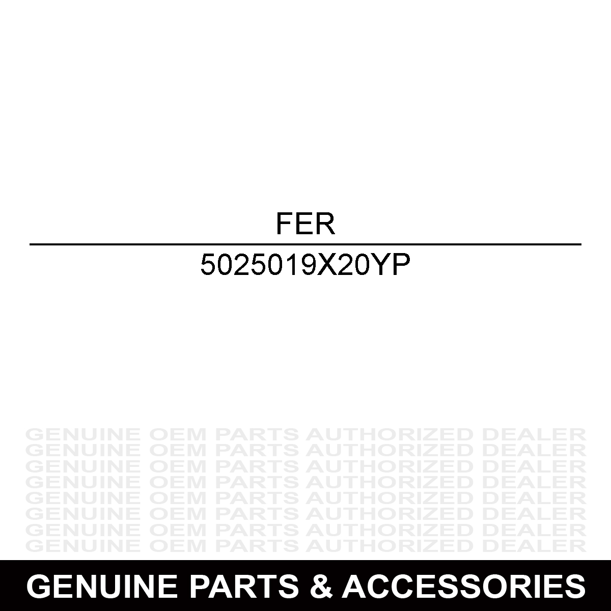 Ferris 5025019X20YP Bolt w/Caterpillar ISX2200 IS6200 IS5100Z Diesel 72 61 52