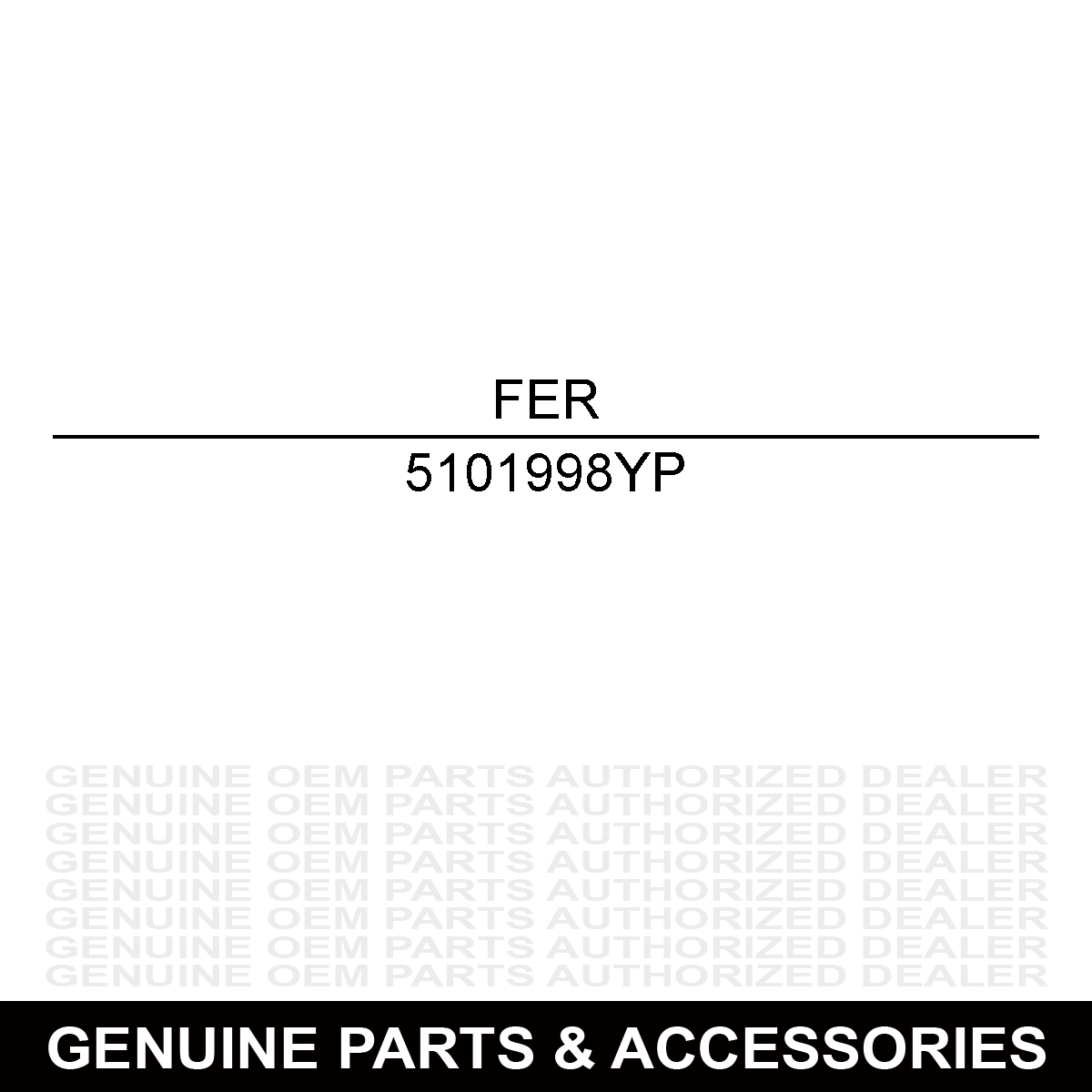 Ferris 5101998YP Tank SRSZ3X ISX3300 72 61 60 52 5101998