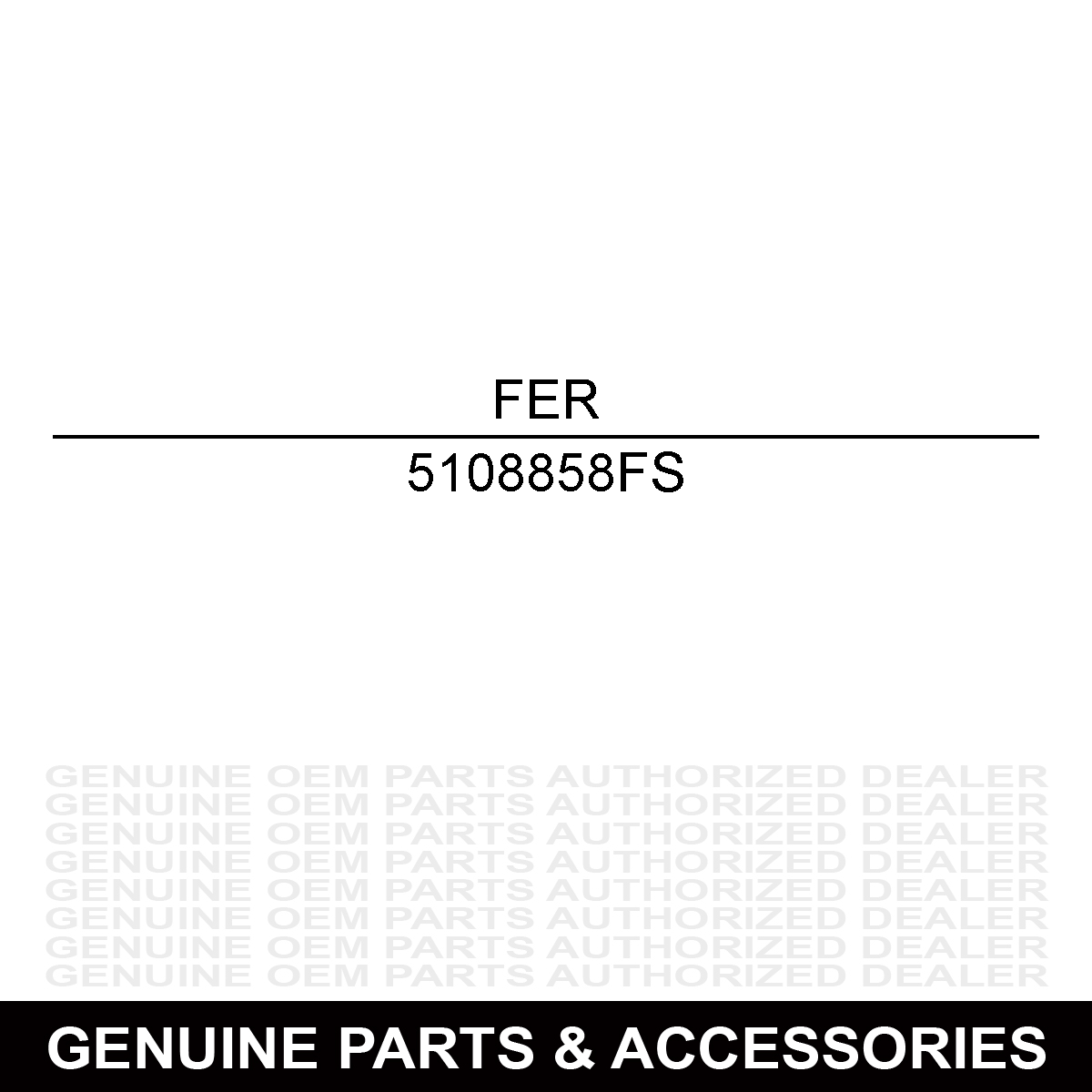 Ferris 5108858FS Decal ISX3300 ISX2200 72 61 60 5108858