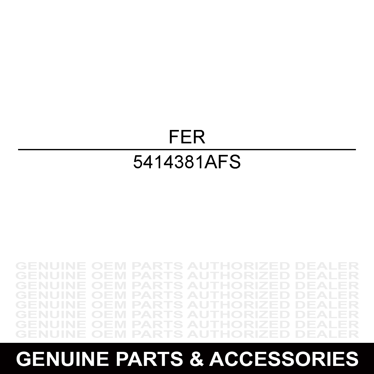Ferris Plate 5414381AFS
