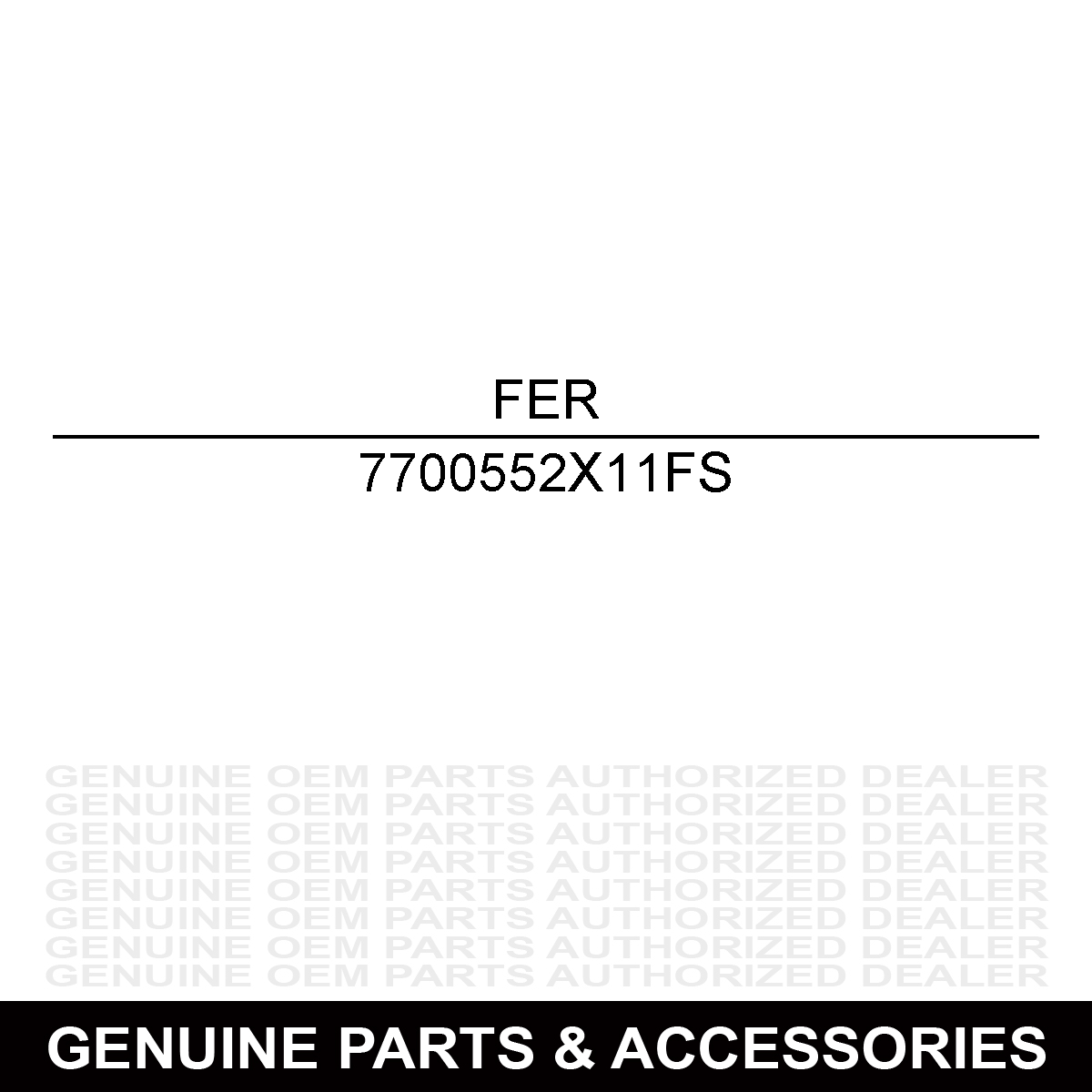 Ferris 7700552X11FS Vapor Hose IS2000Z F60Z F320Z F150XT 72 61 52 36 7700552X11