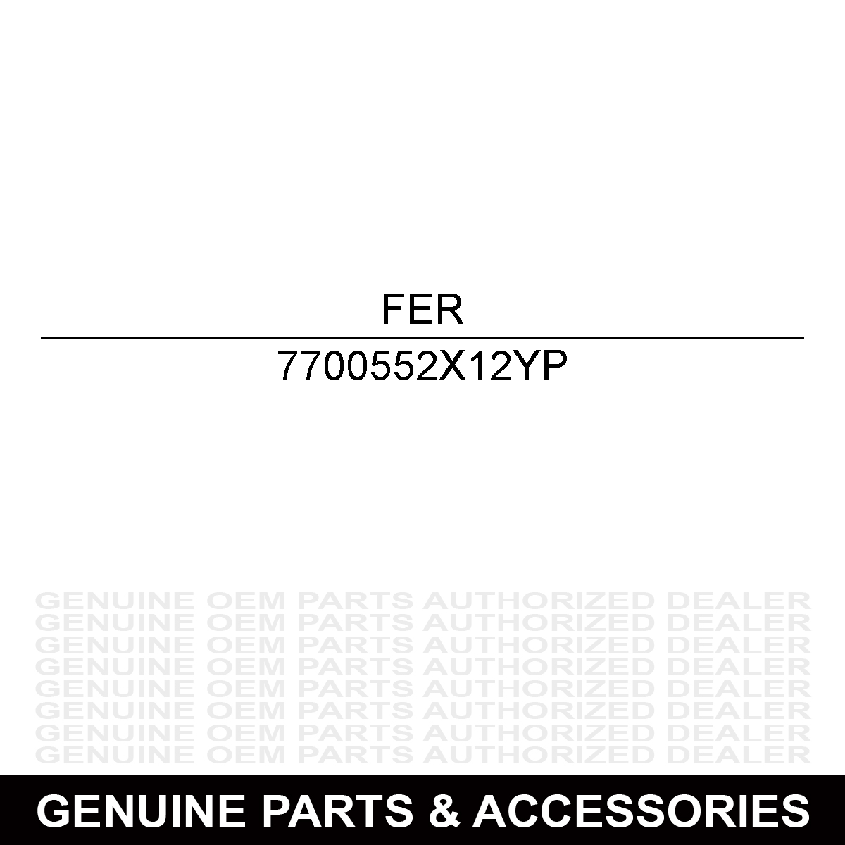 Ferris HOSE, VAPOR, 5MM ID, 12.00 LG 7700552X12YP